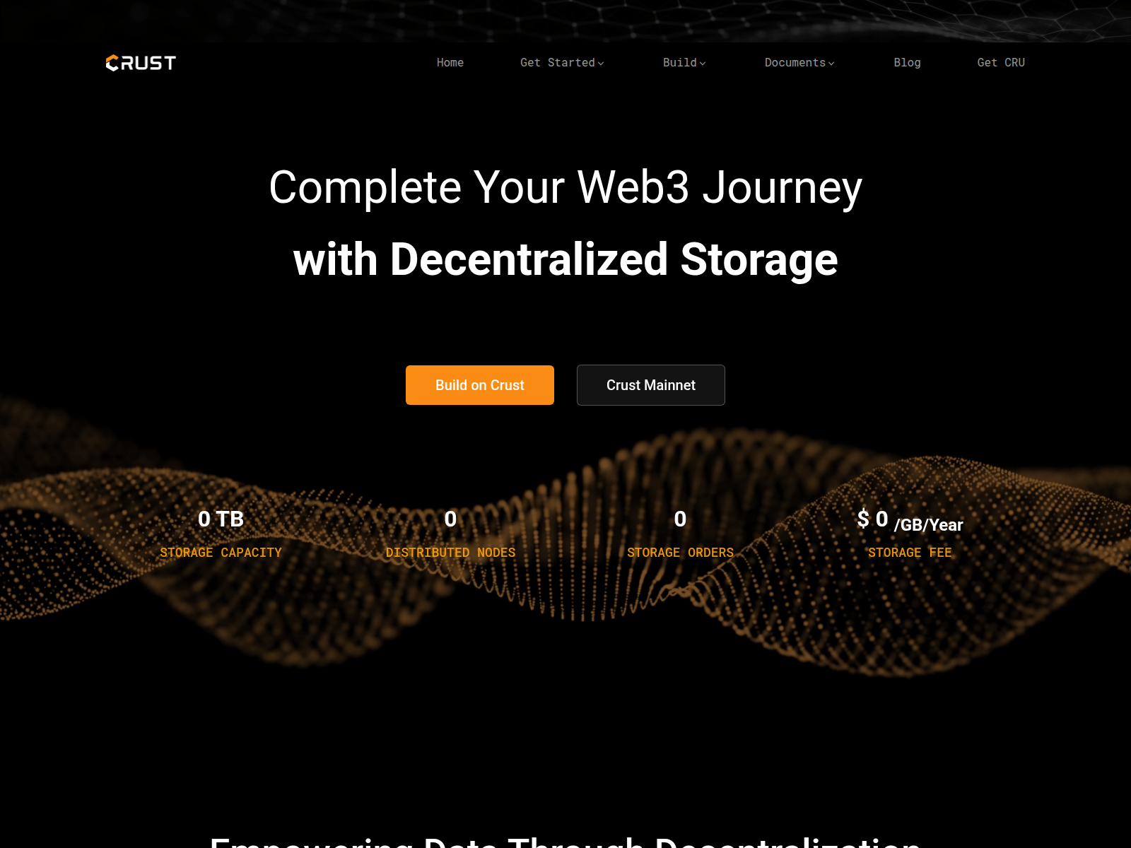 Screenshot of crustnetwork.app