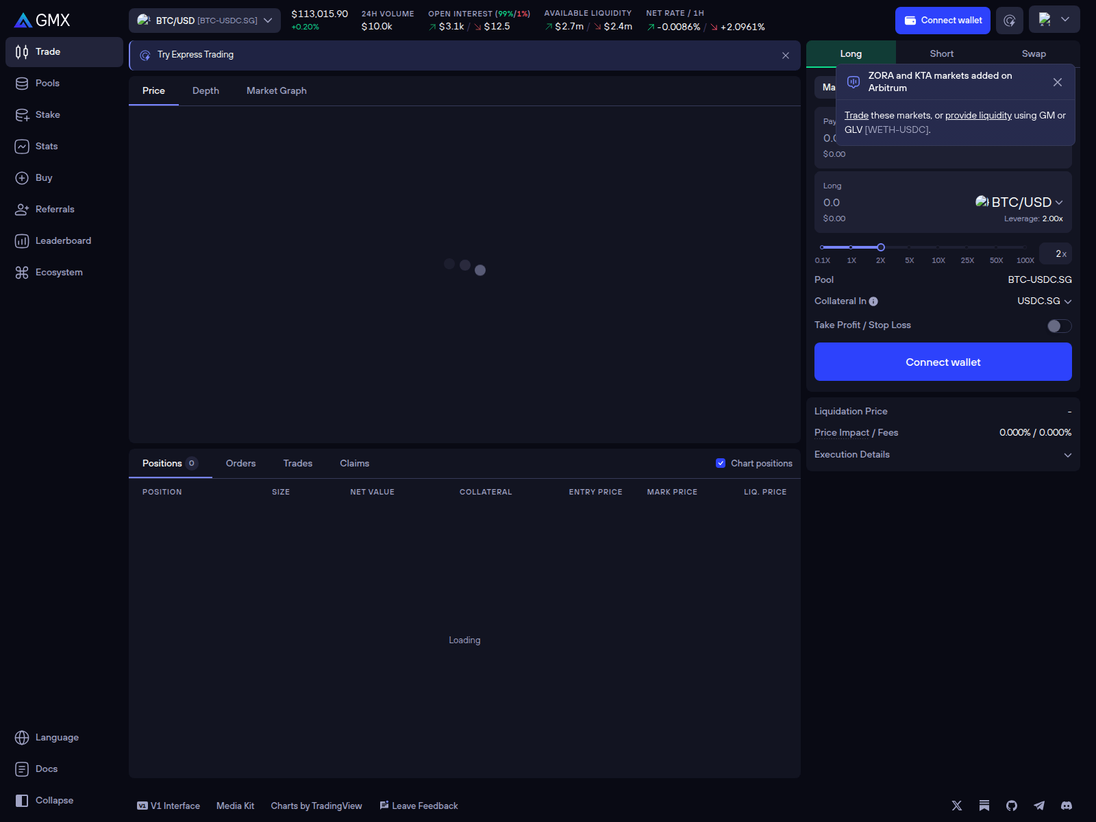 Screenshot of gmxapp.online