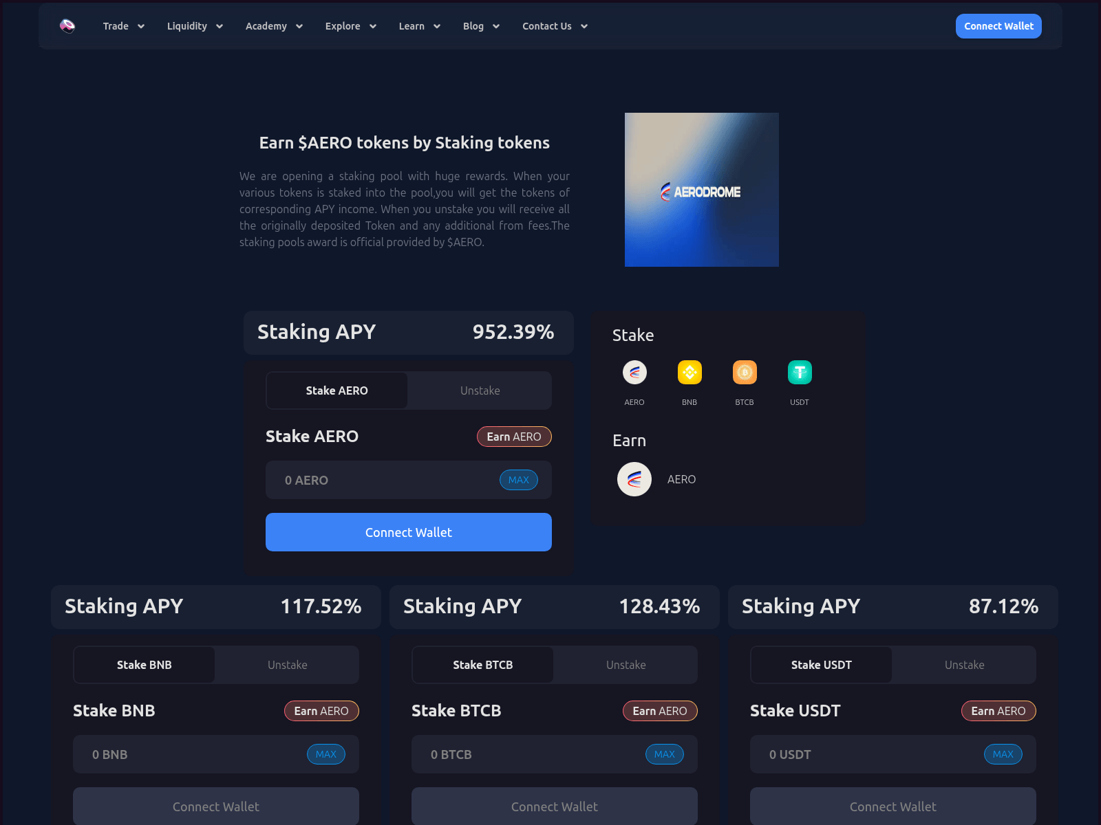 Screenshot of aero.sushistakes.biz