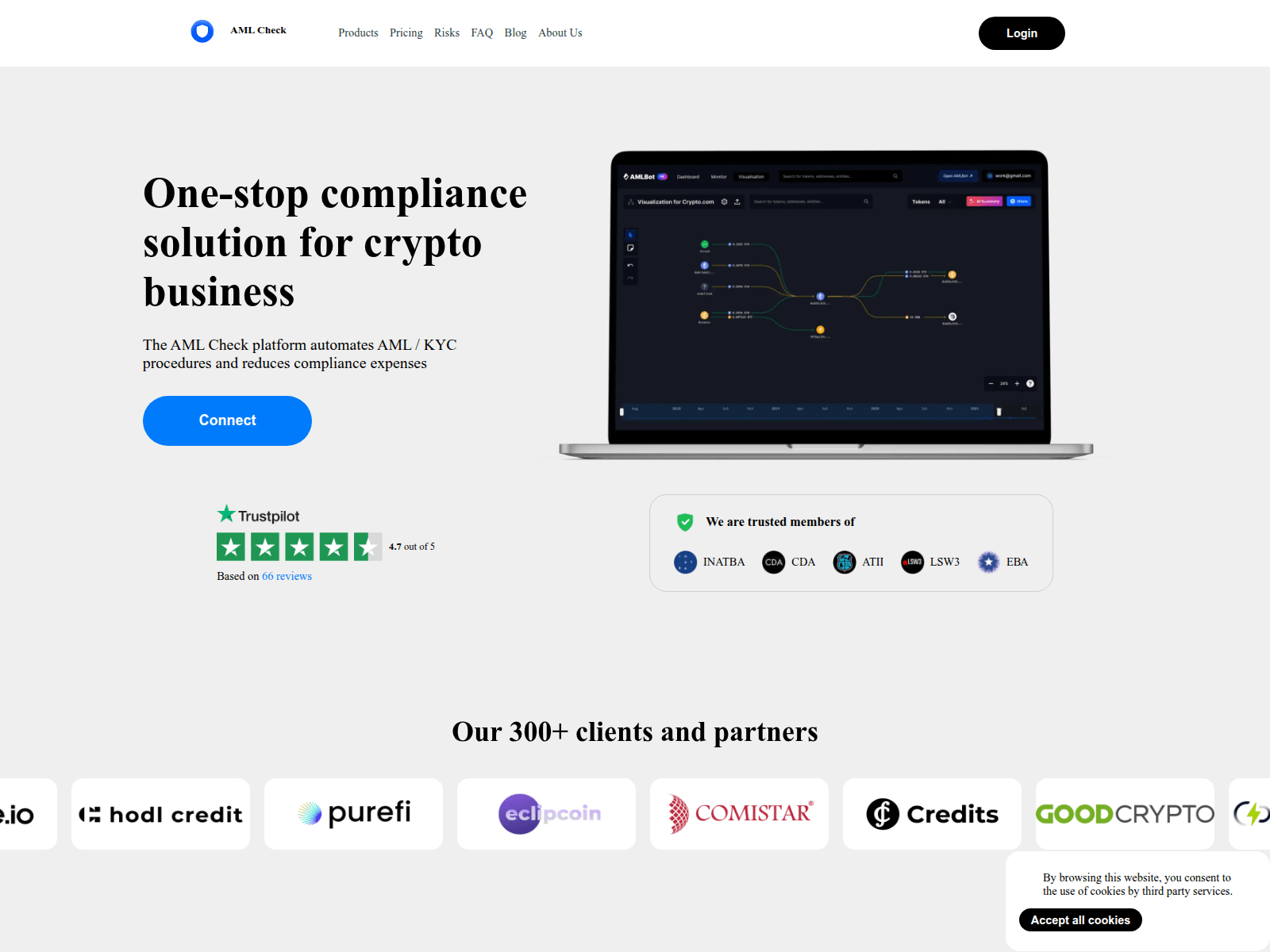 Screenshot of aml-checkiing.com