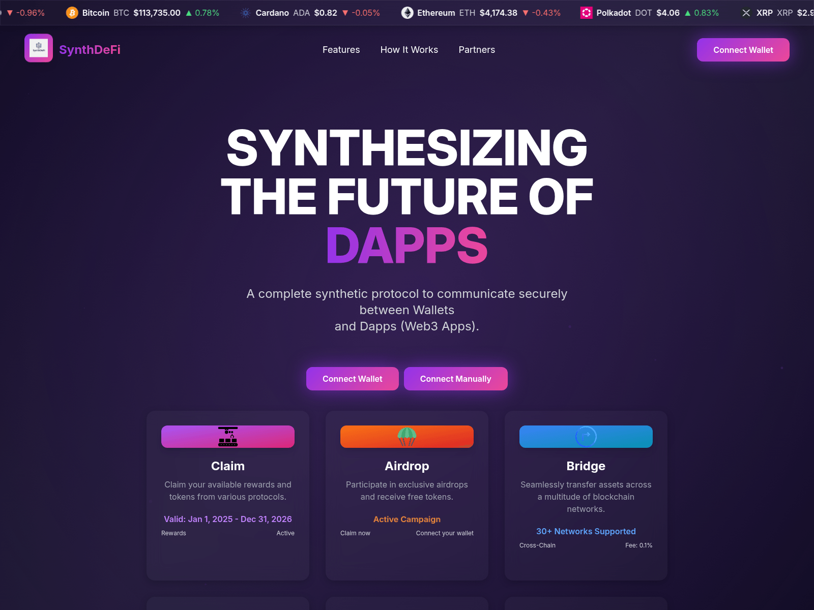 Screenshot of multiicoinsolutionn.xyz