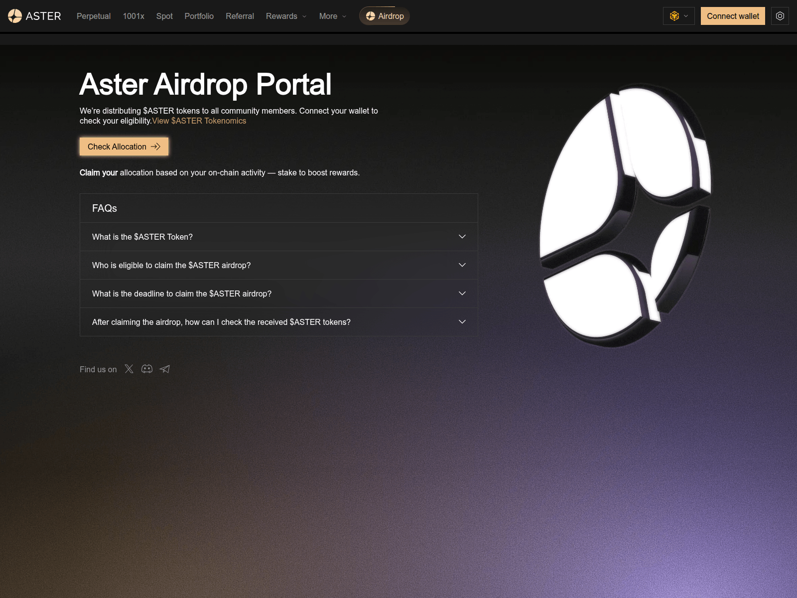Screenshot of portal-aster.com