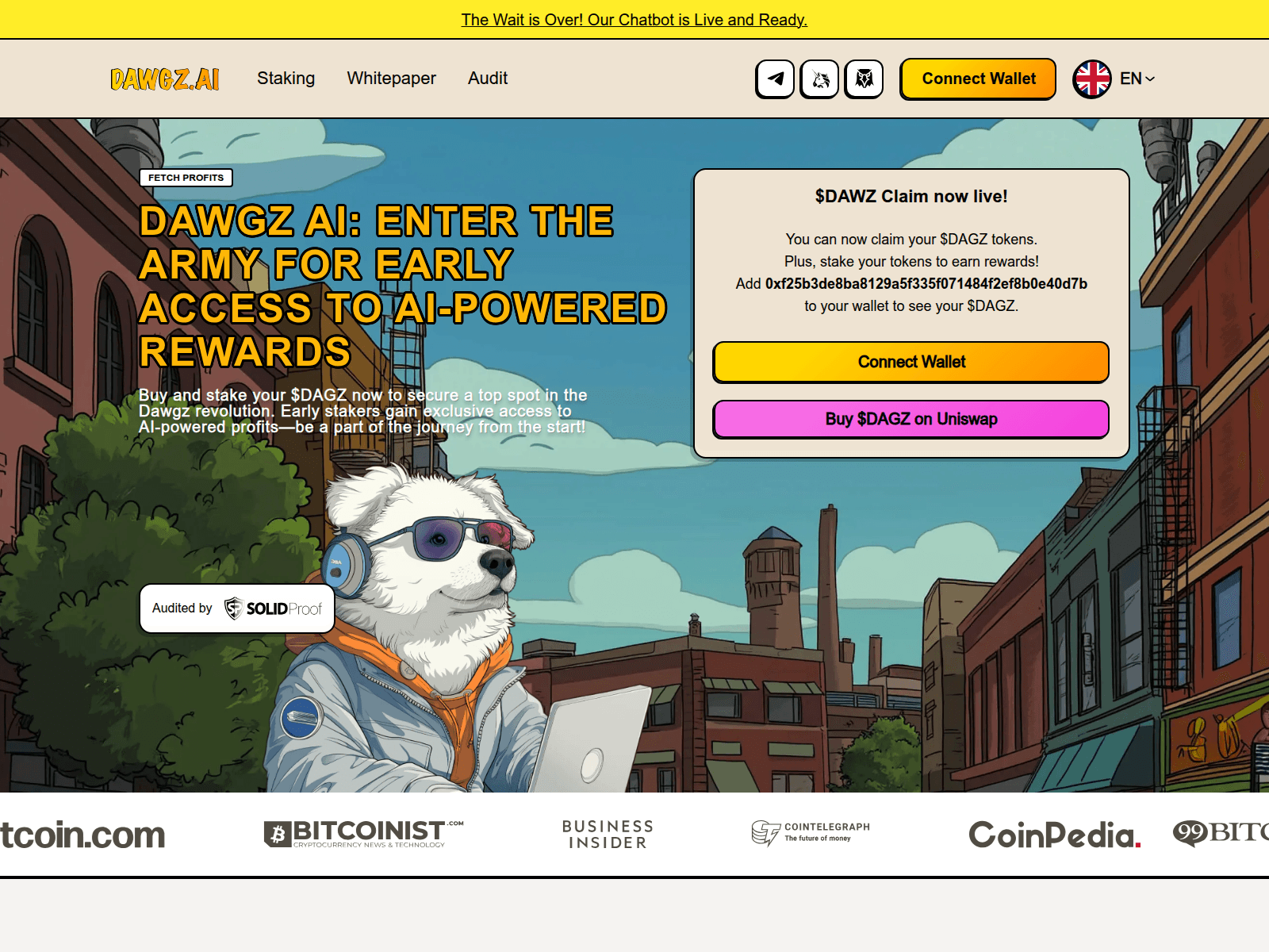 Screenshot of dawgs-ai.com