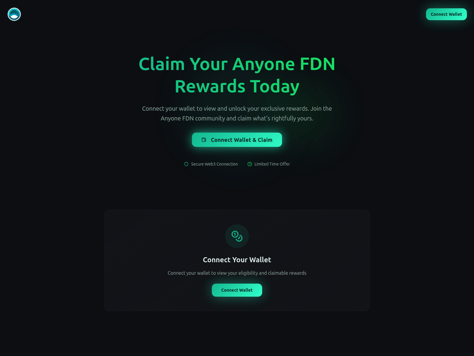 Screenshot of claimjustfdnrewards.xyz