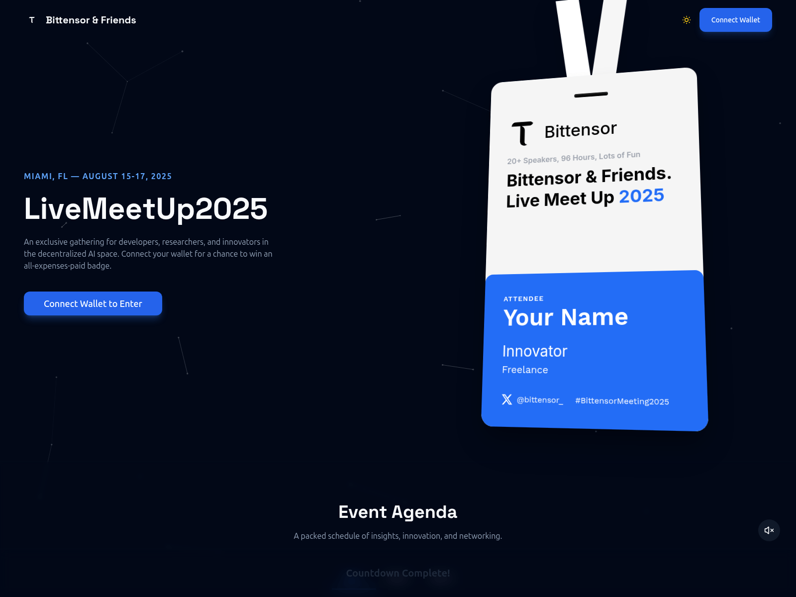 Screenshot of meetup.bittensor-ai.us