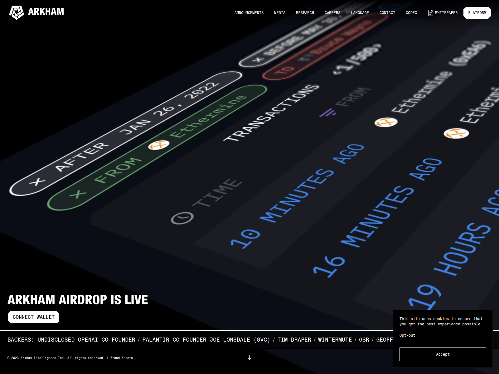 Screenshot of allocation-arkm.com