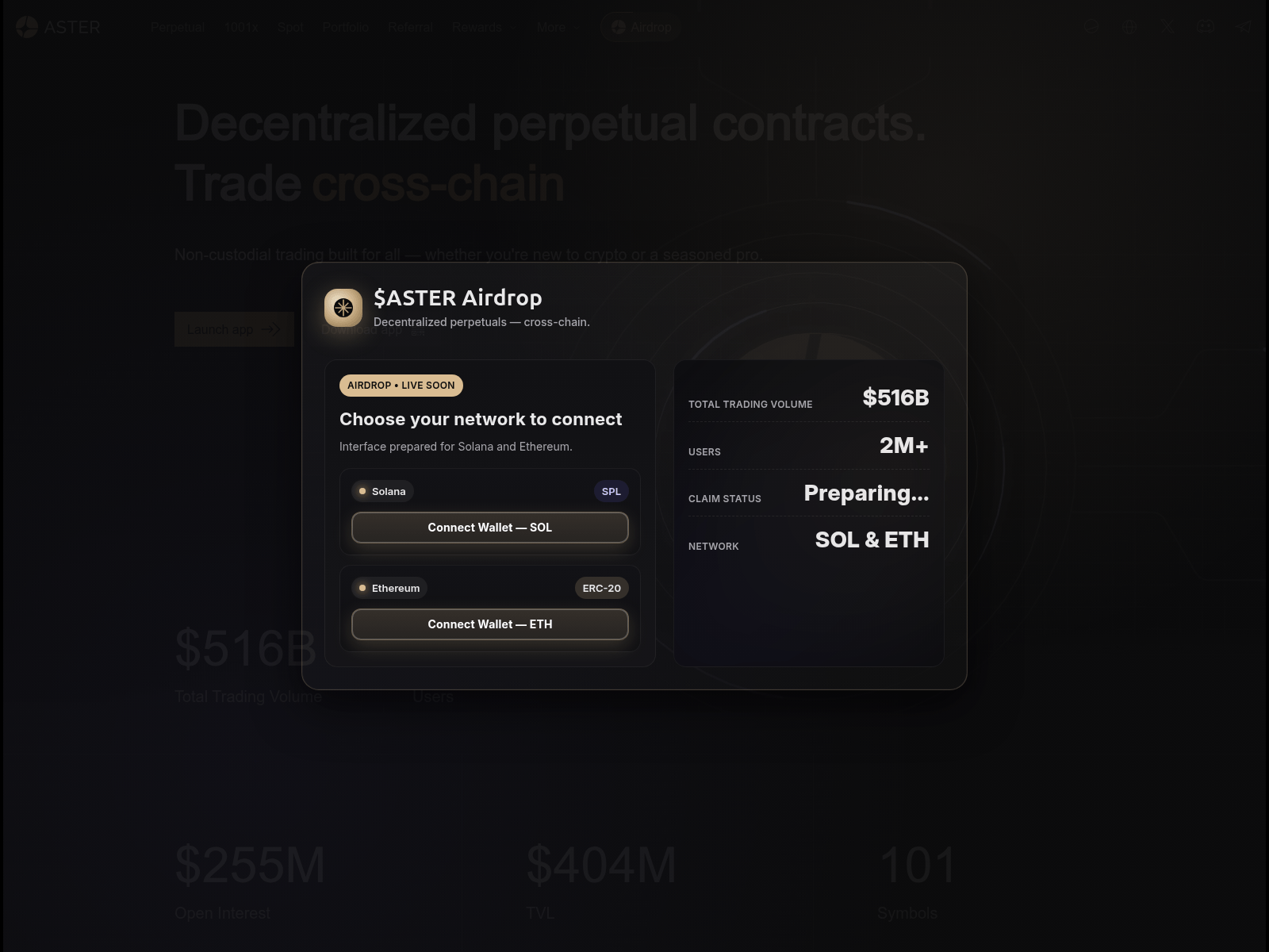 Screenshot of collect-asterdex.com