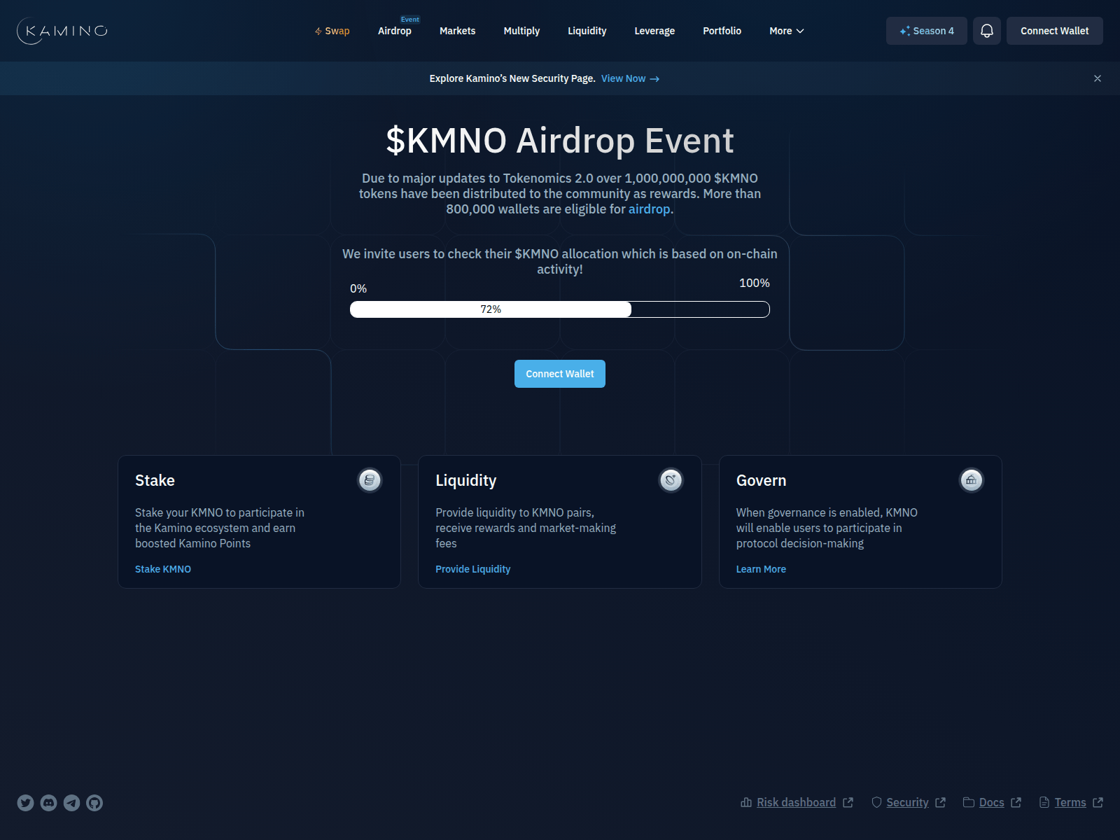 Screenshot of rewards-kamino.com