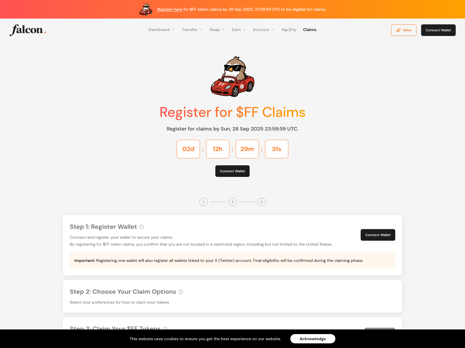 Screenshot of app-falcon.world