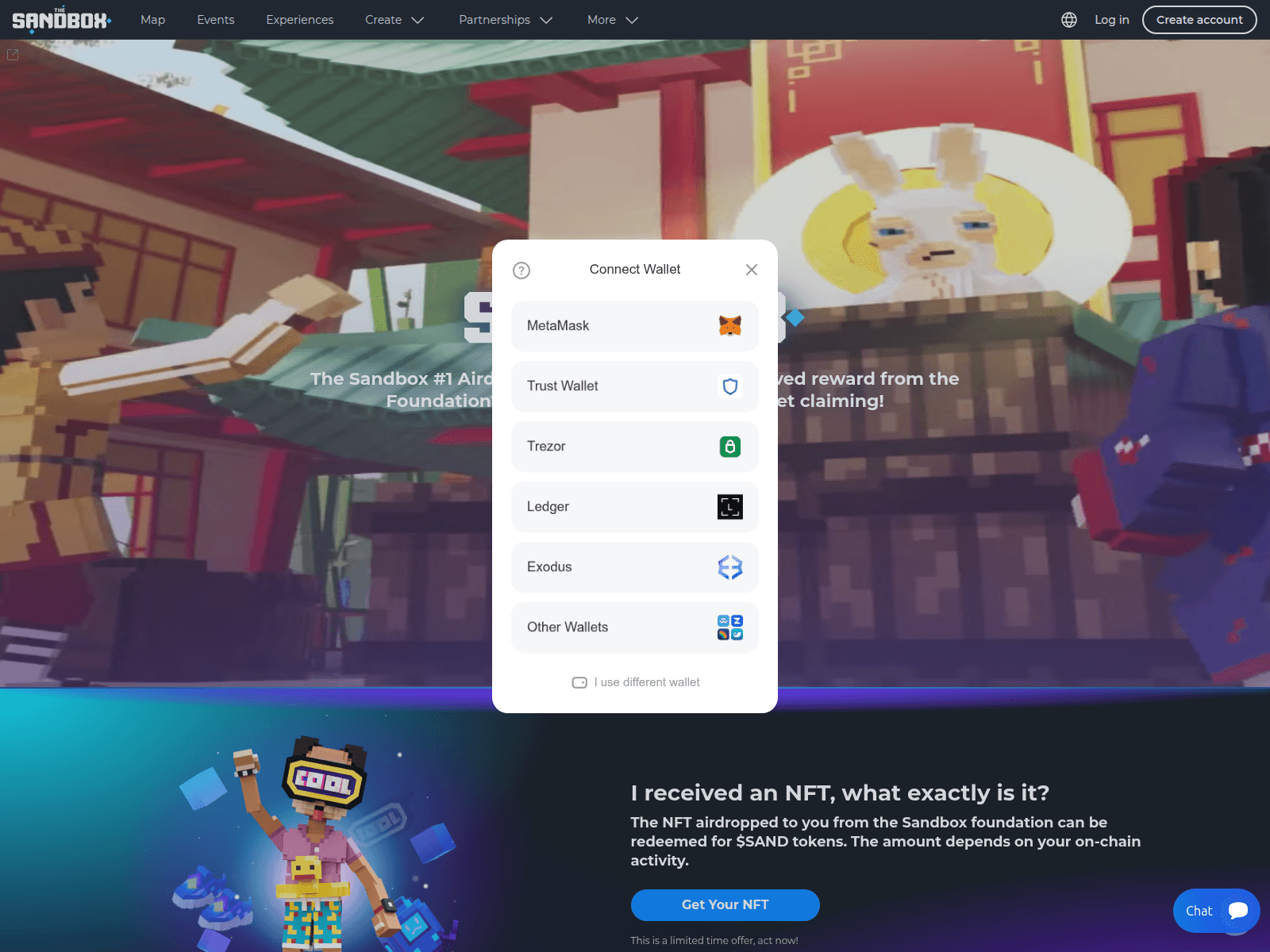 Screenshot of sand-protocol.com