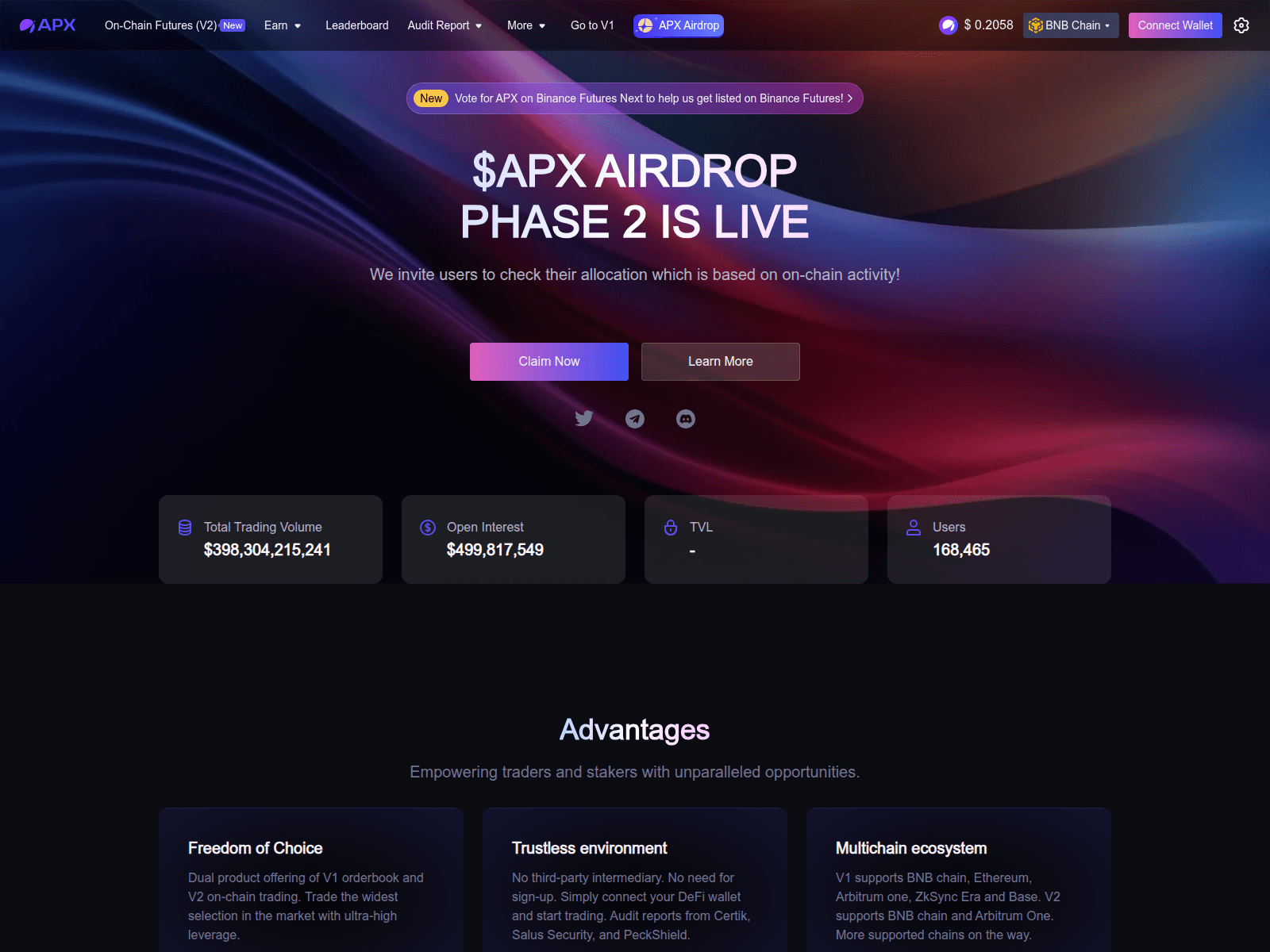 Screenshot of app-apollox.com