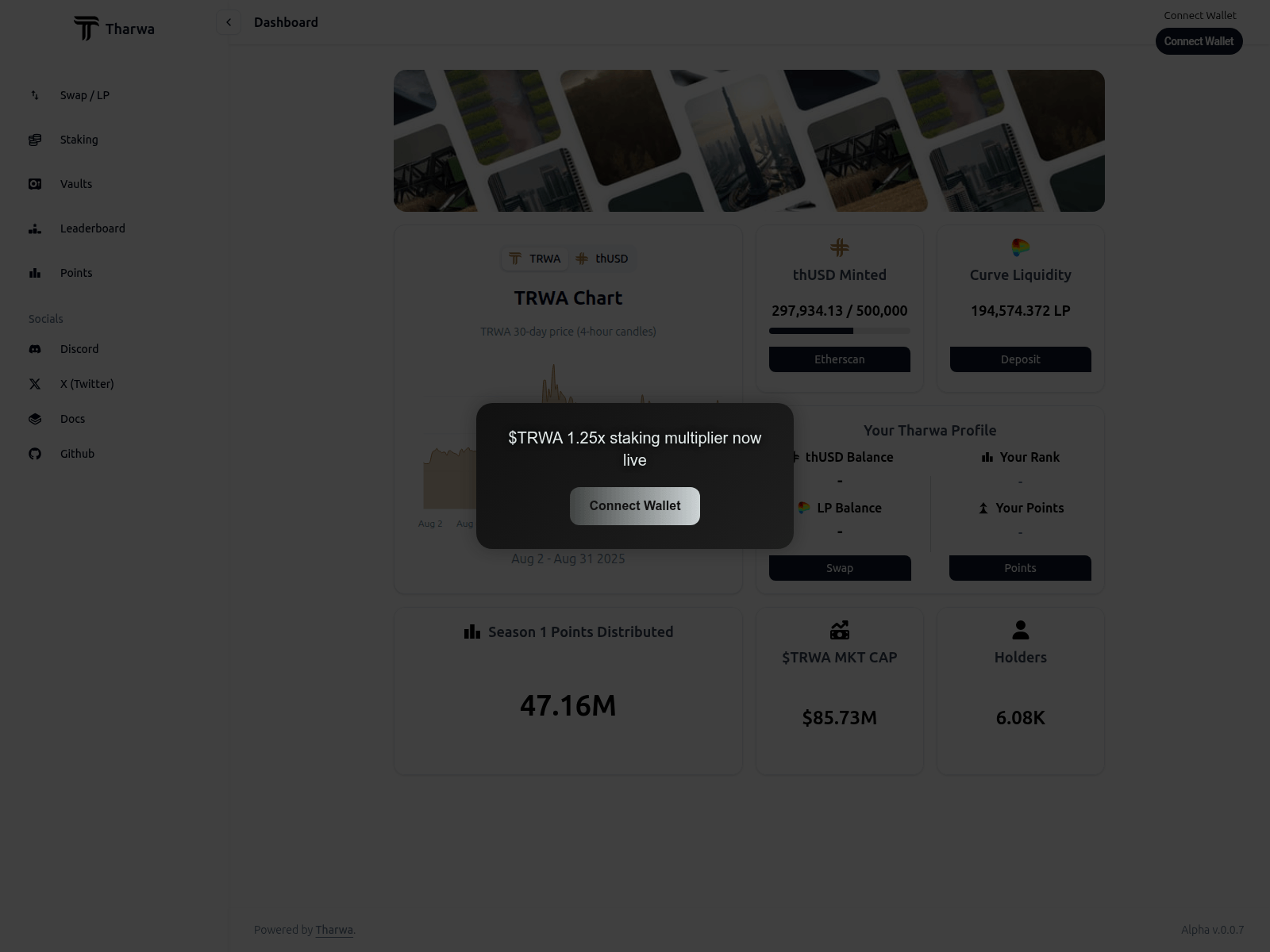 Screenshot of claim-tharwafinance.com