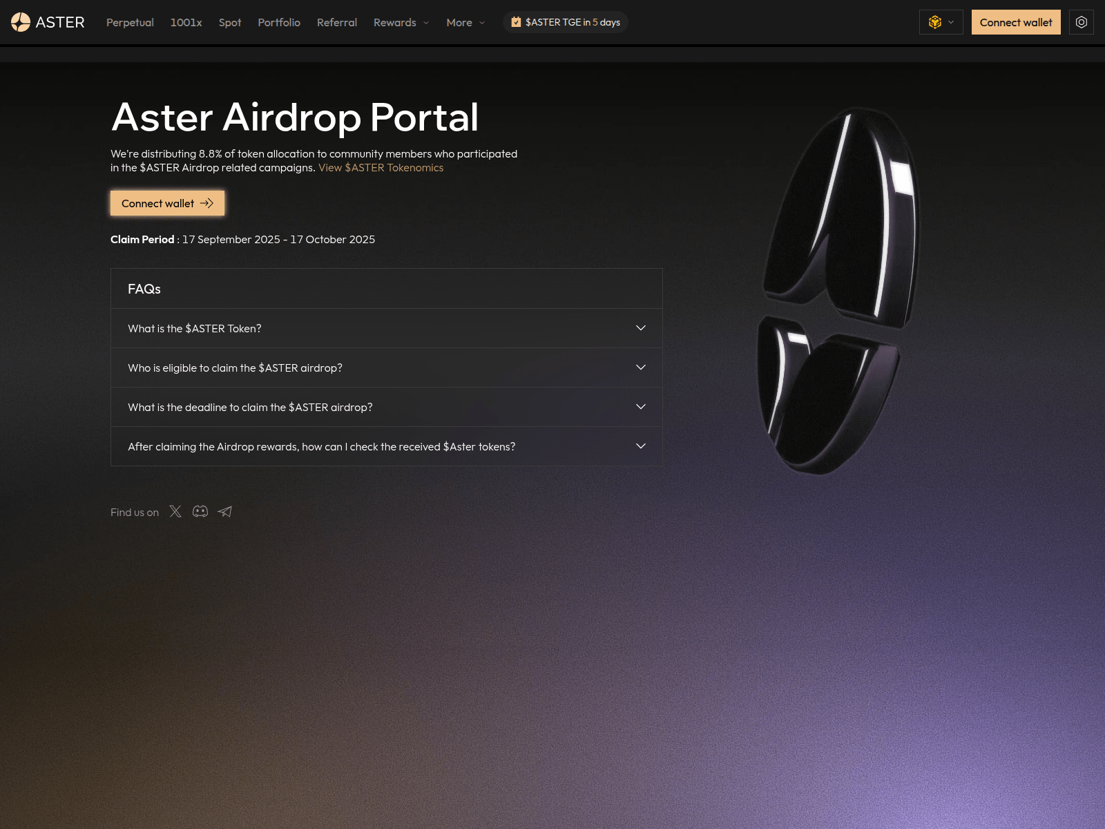 Screenshot of view.asterdexx.world