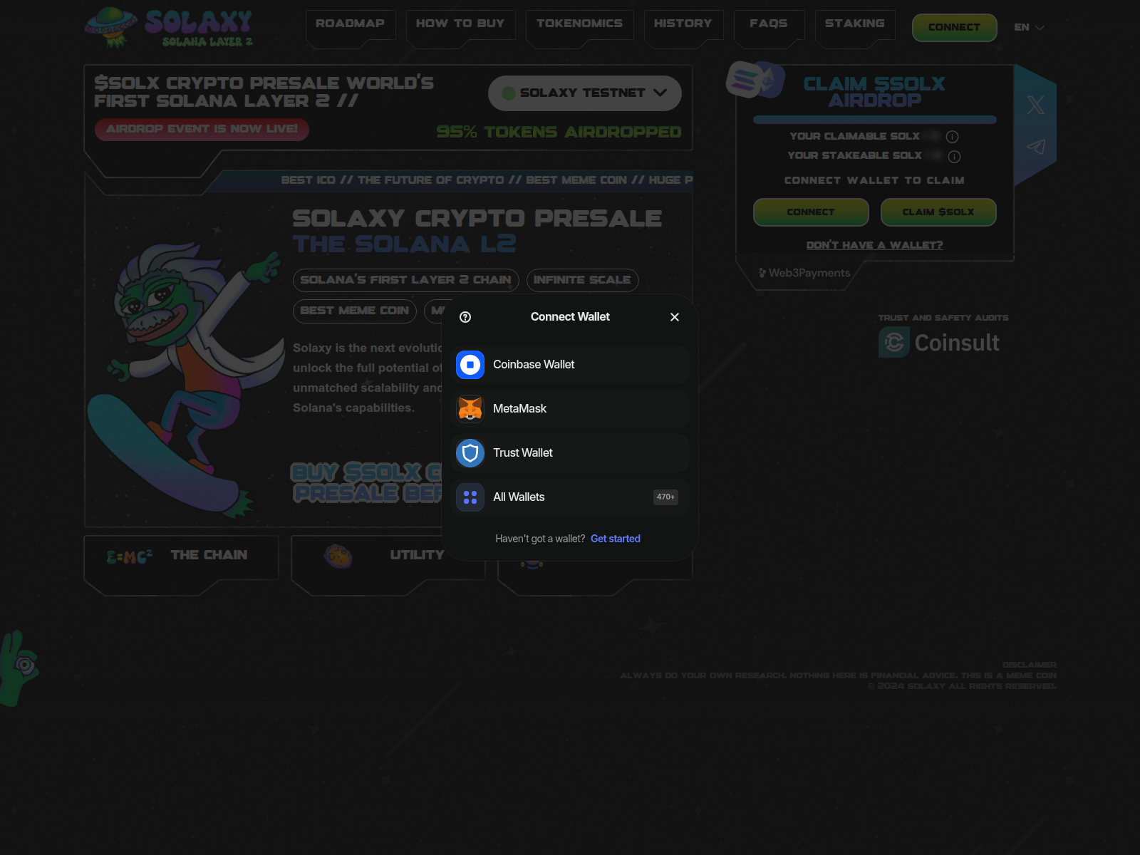 Screenshot of allocation-solaxy.io