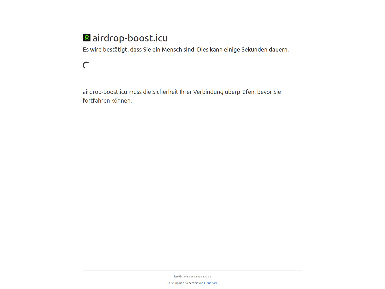 Screenshot of airdrop-boost.icu