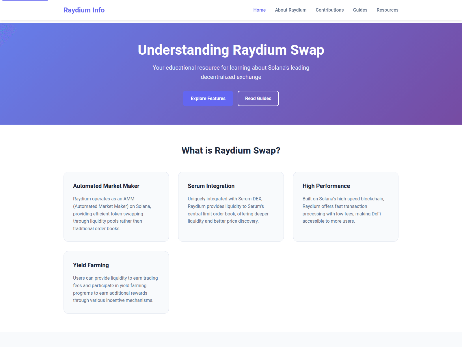 Screenshot of raydium-solana.cc