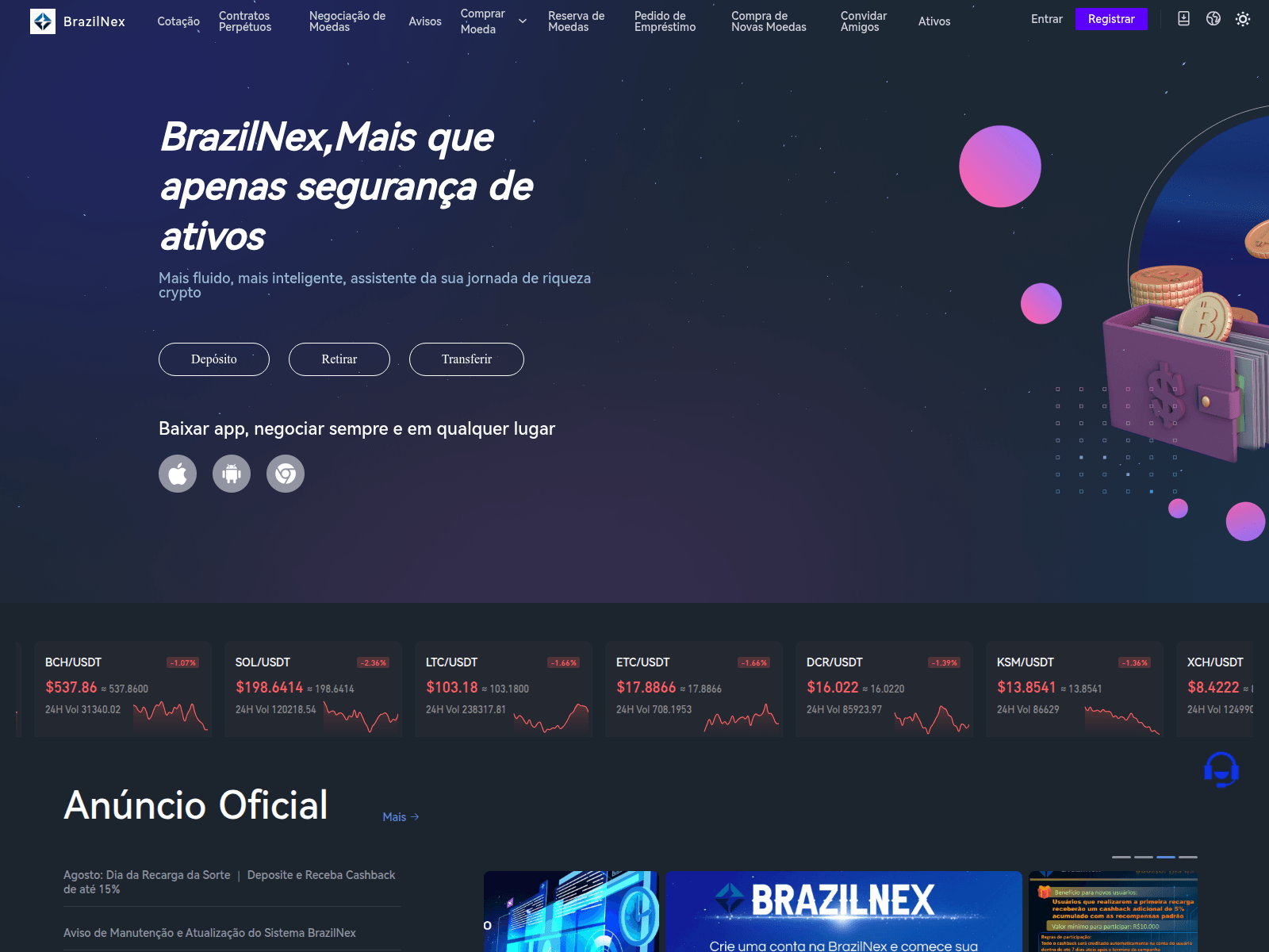 Screenshot of brazilnex.co