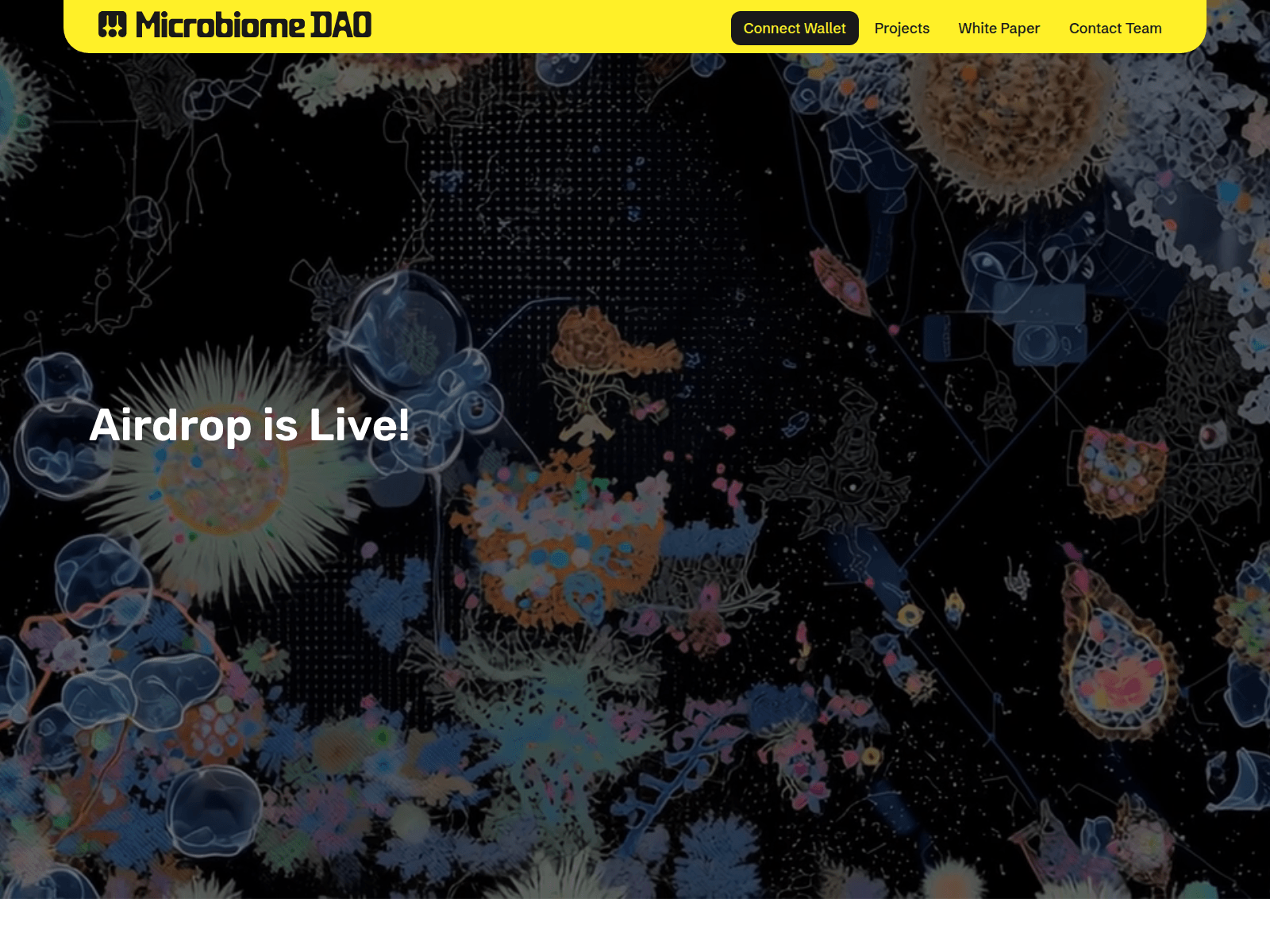 Screenshot of microbiodao.com