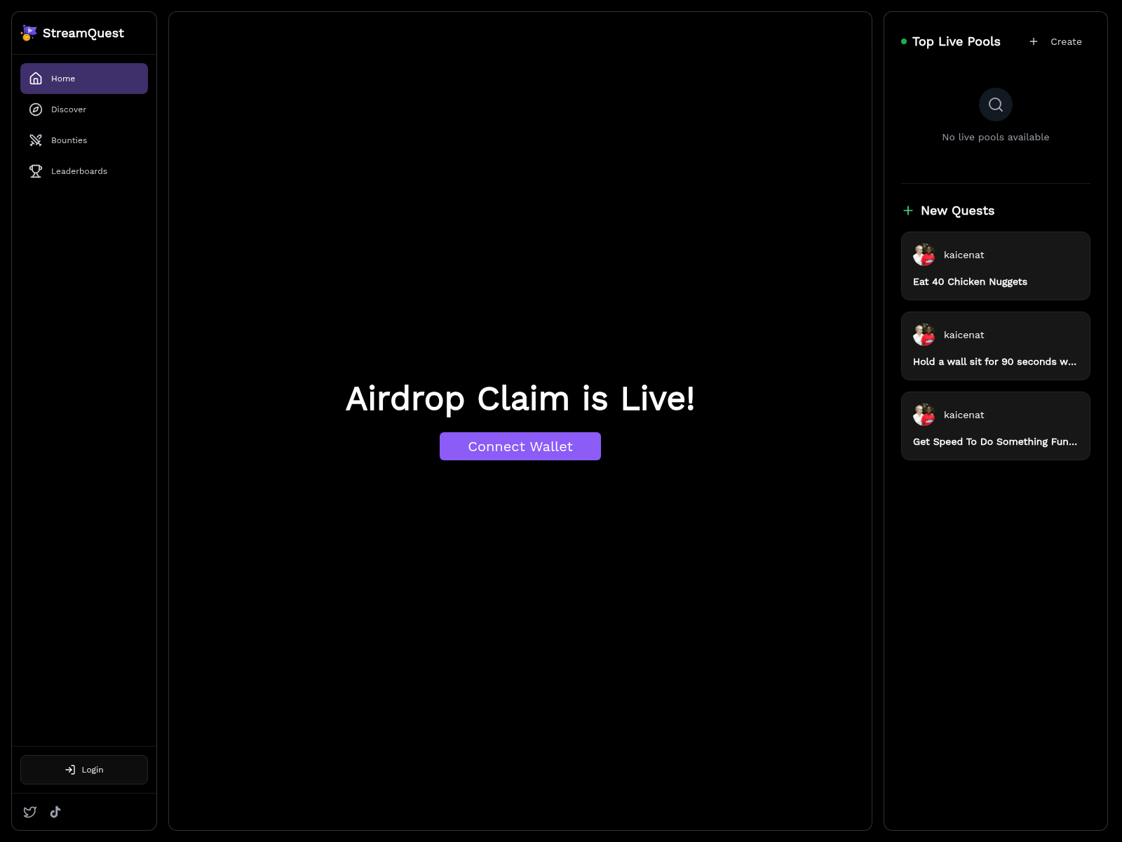 Screenshot of claim-stream.quest