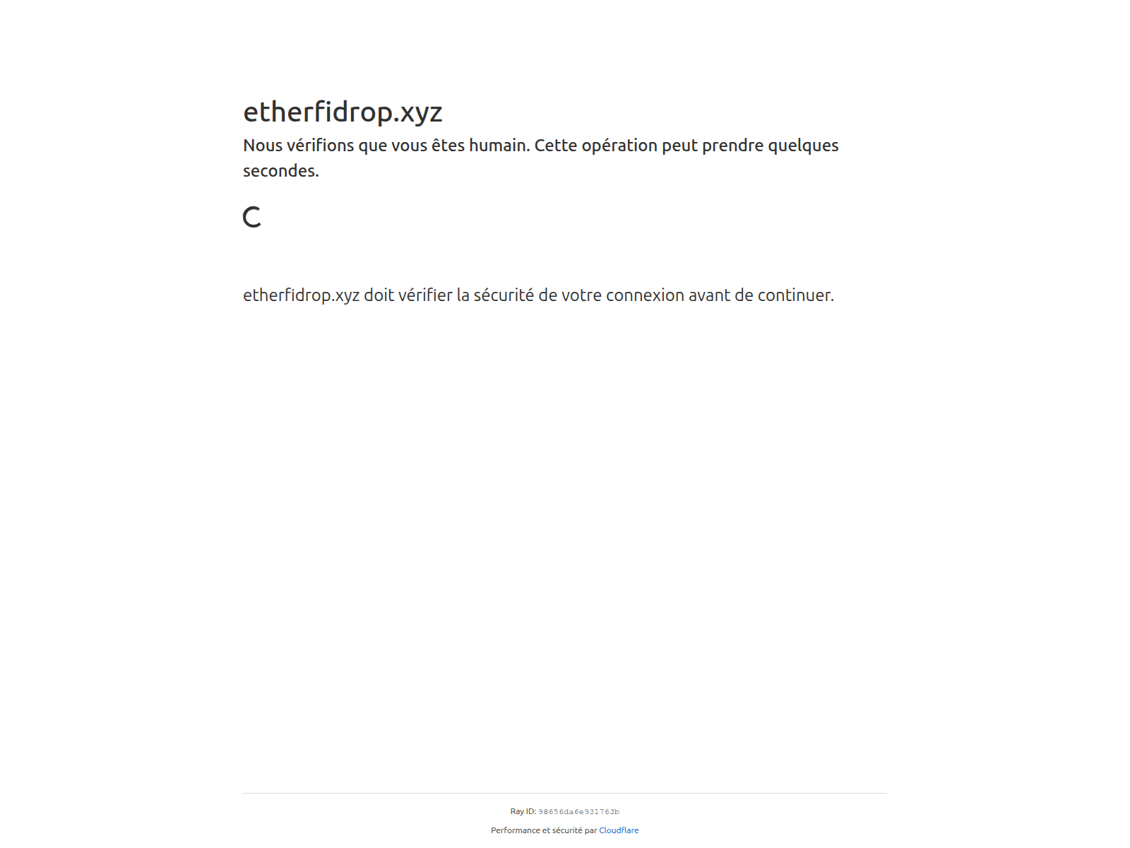 Screenshot of etherfidrop.xyz