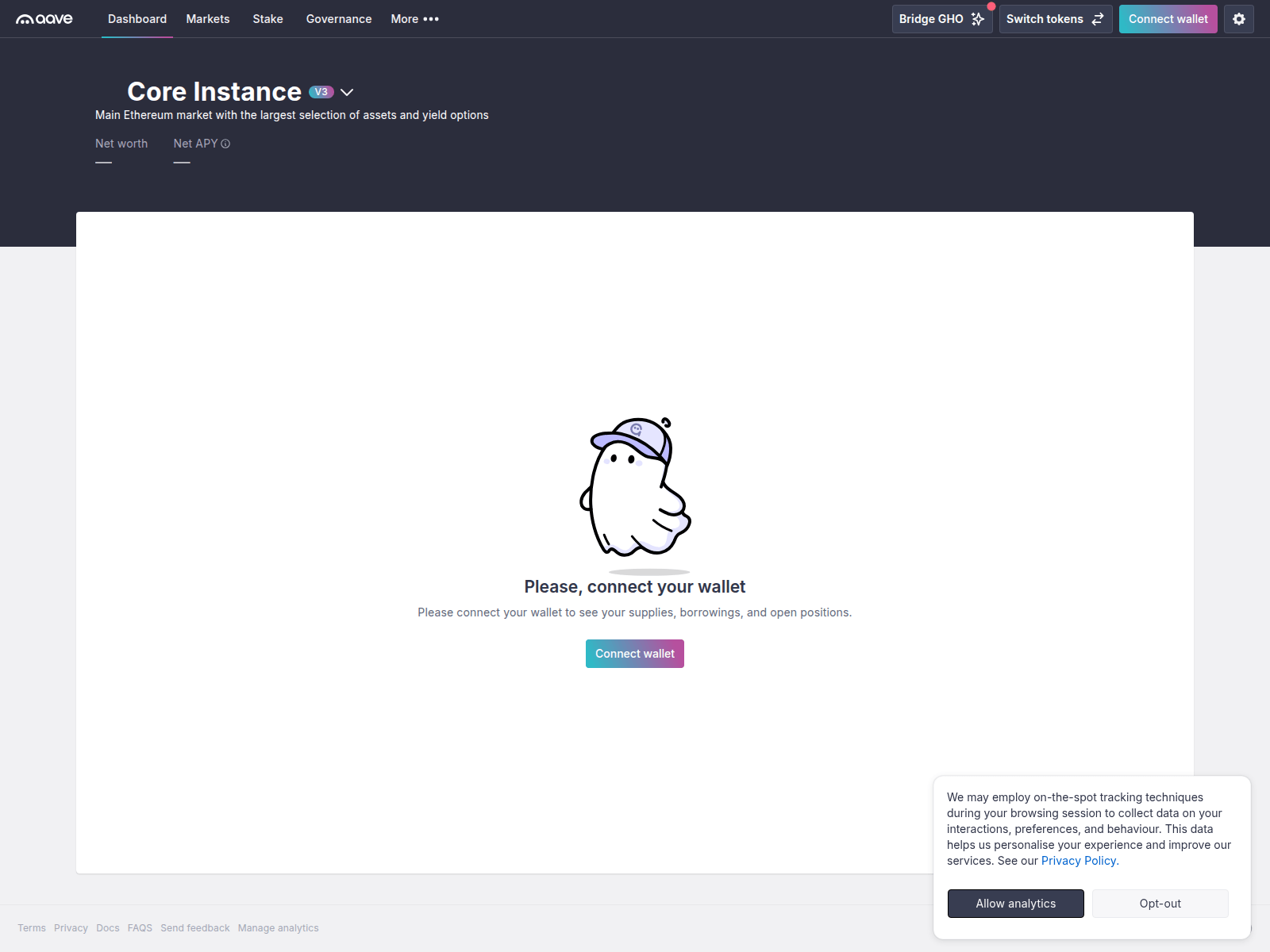 Screenshot of www-app-aave.com