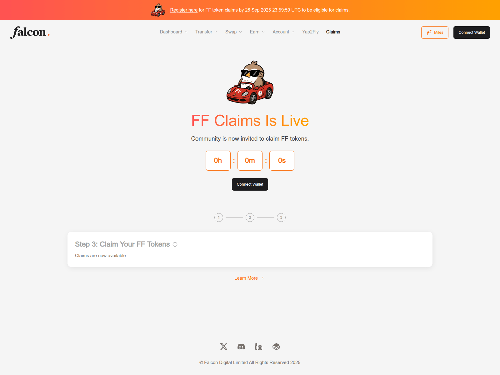 Screenshot of claim-falconfinance.com