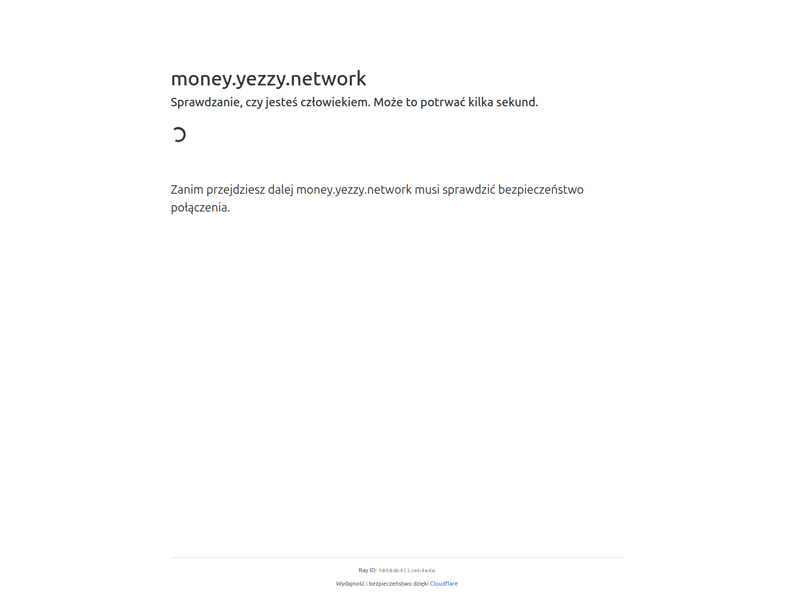 Screenshot of money.yezzy.network