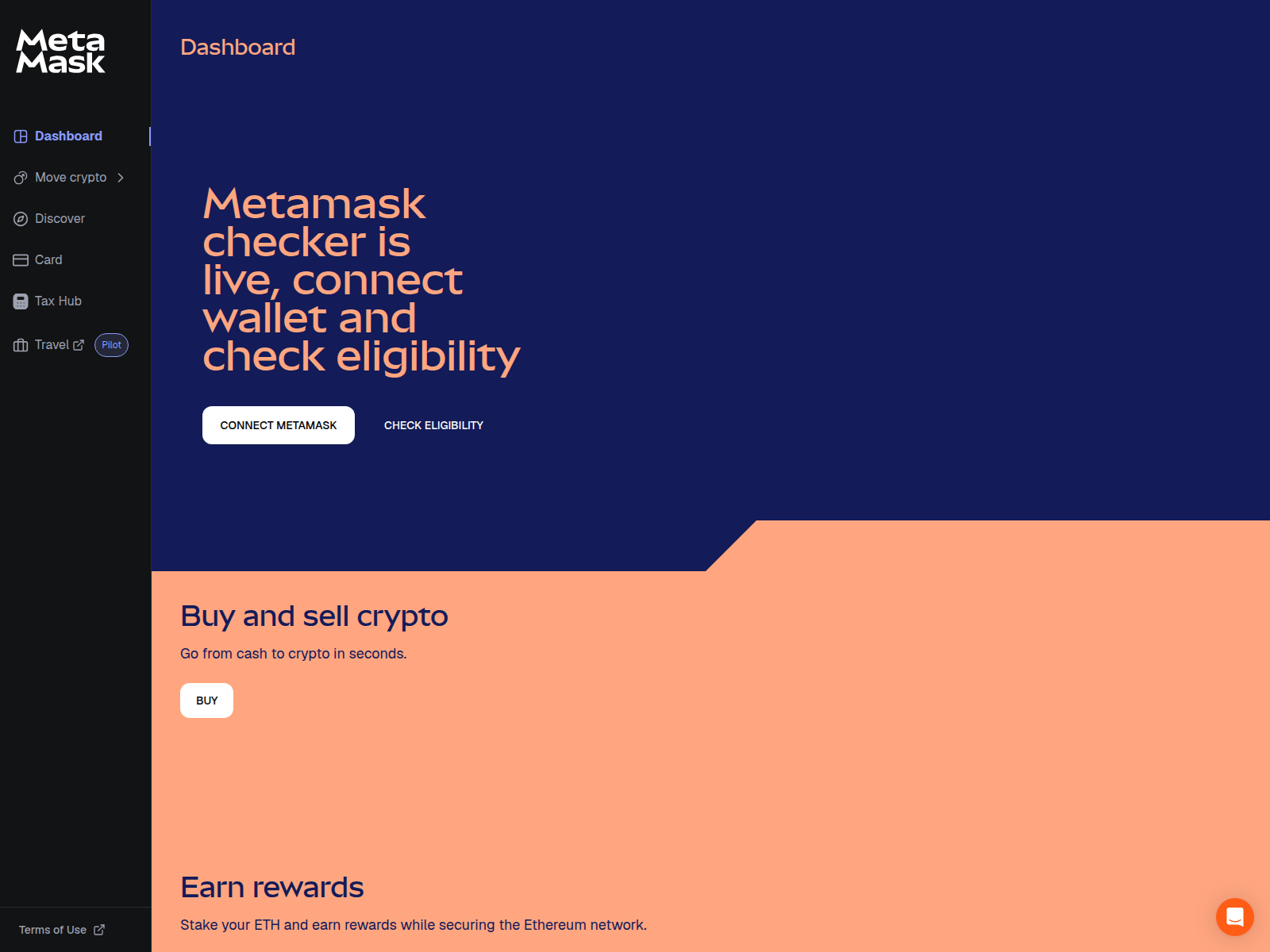 Screenshot of eligibility-mask.app