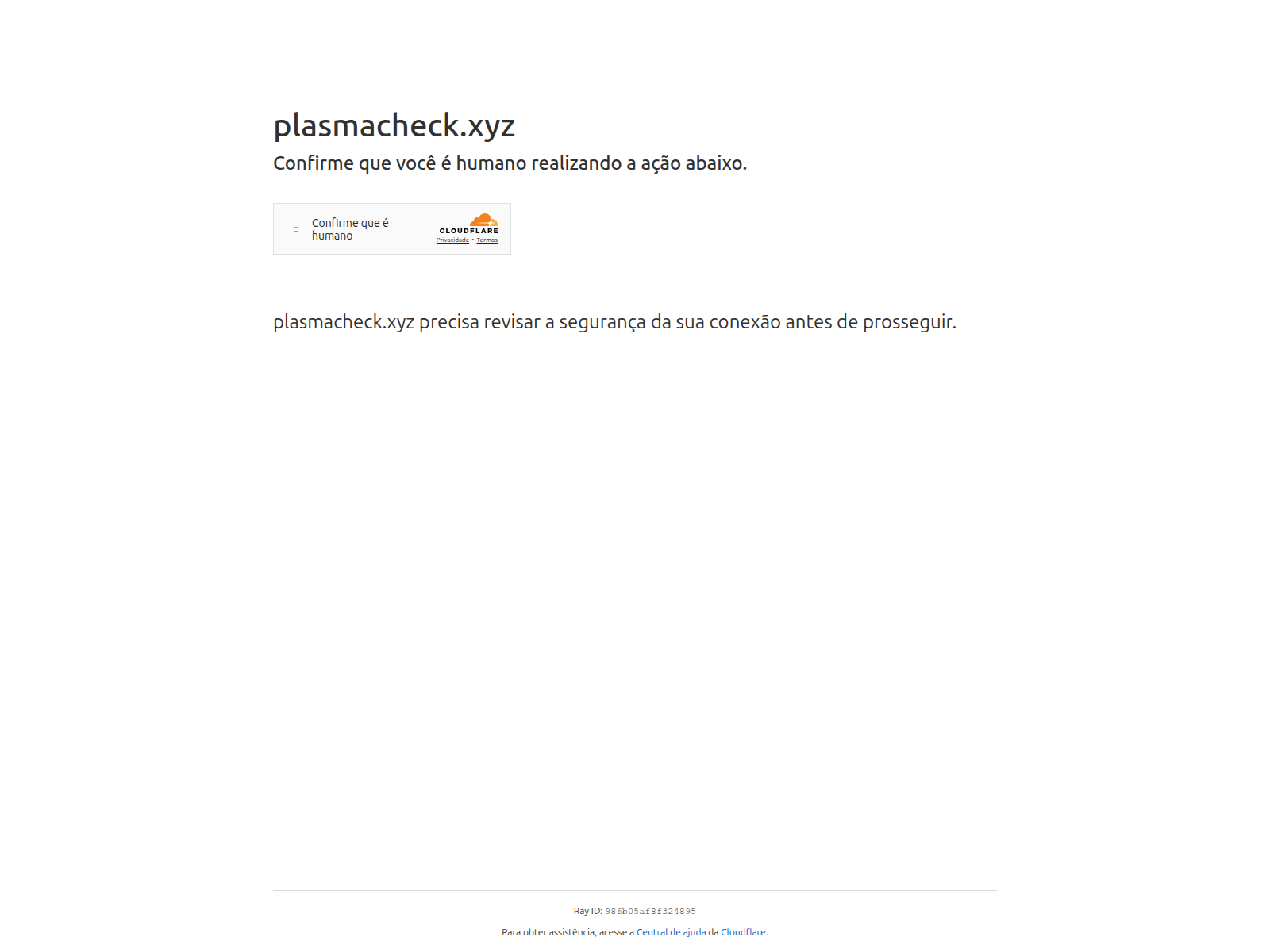 Screenshot of plasmacheck.xyz