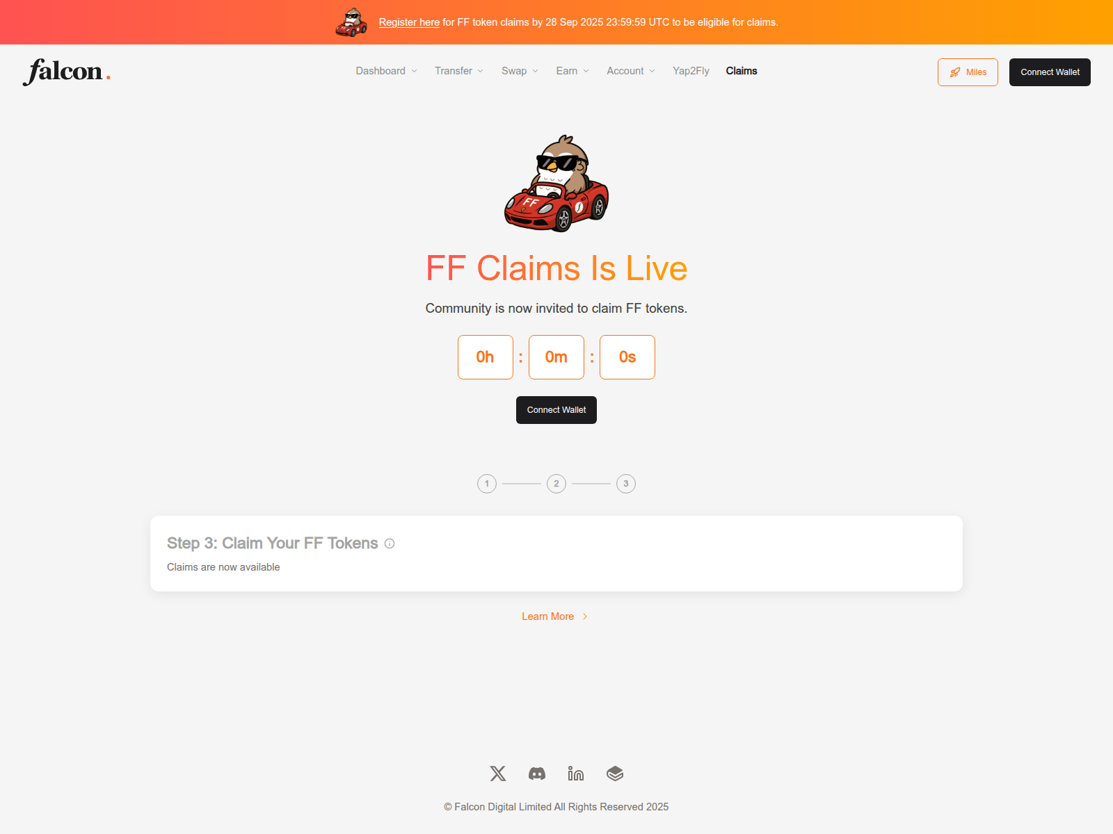 Screenshot of claims-falconfinance.com