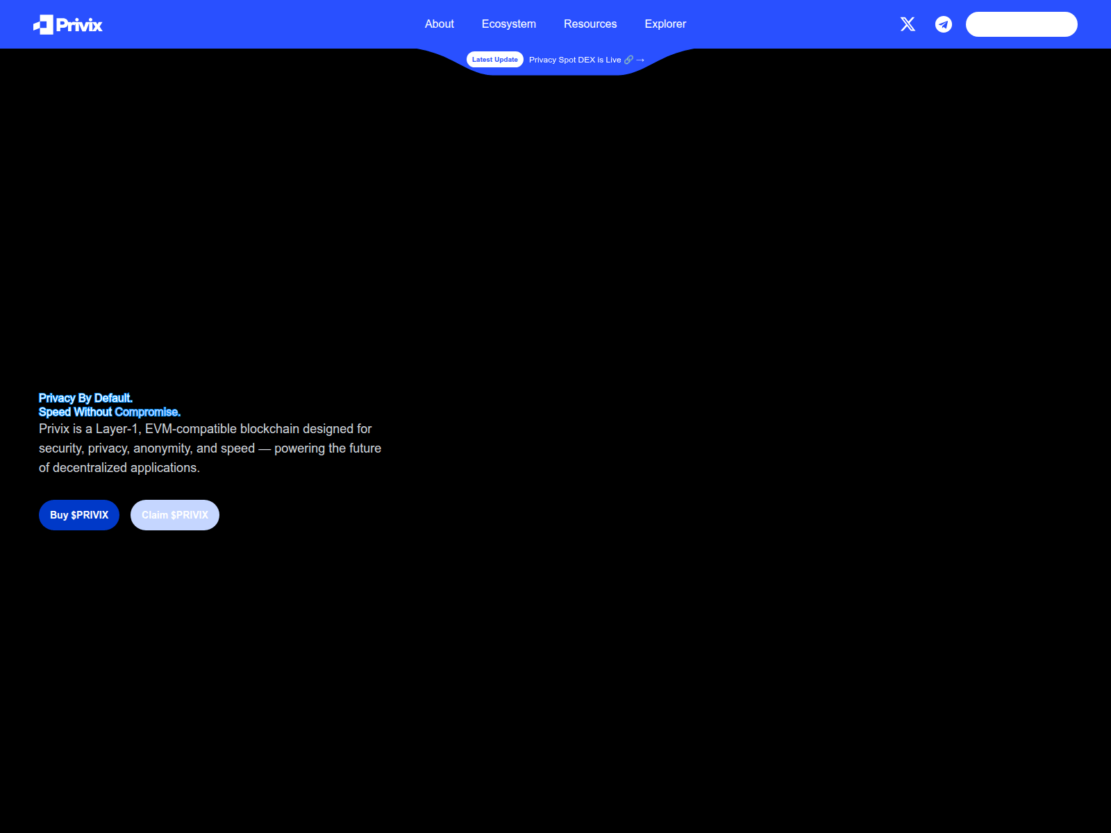 Screenshot of privix.troranet.pro