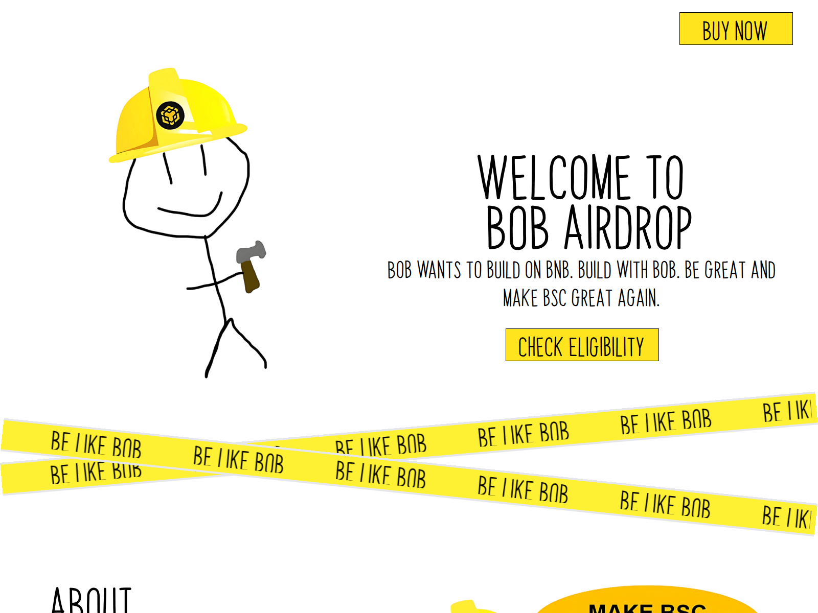 Screenshot of buildsonbnbbob.com