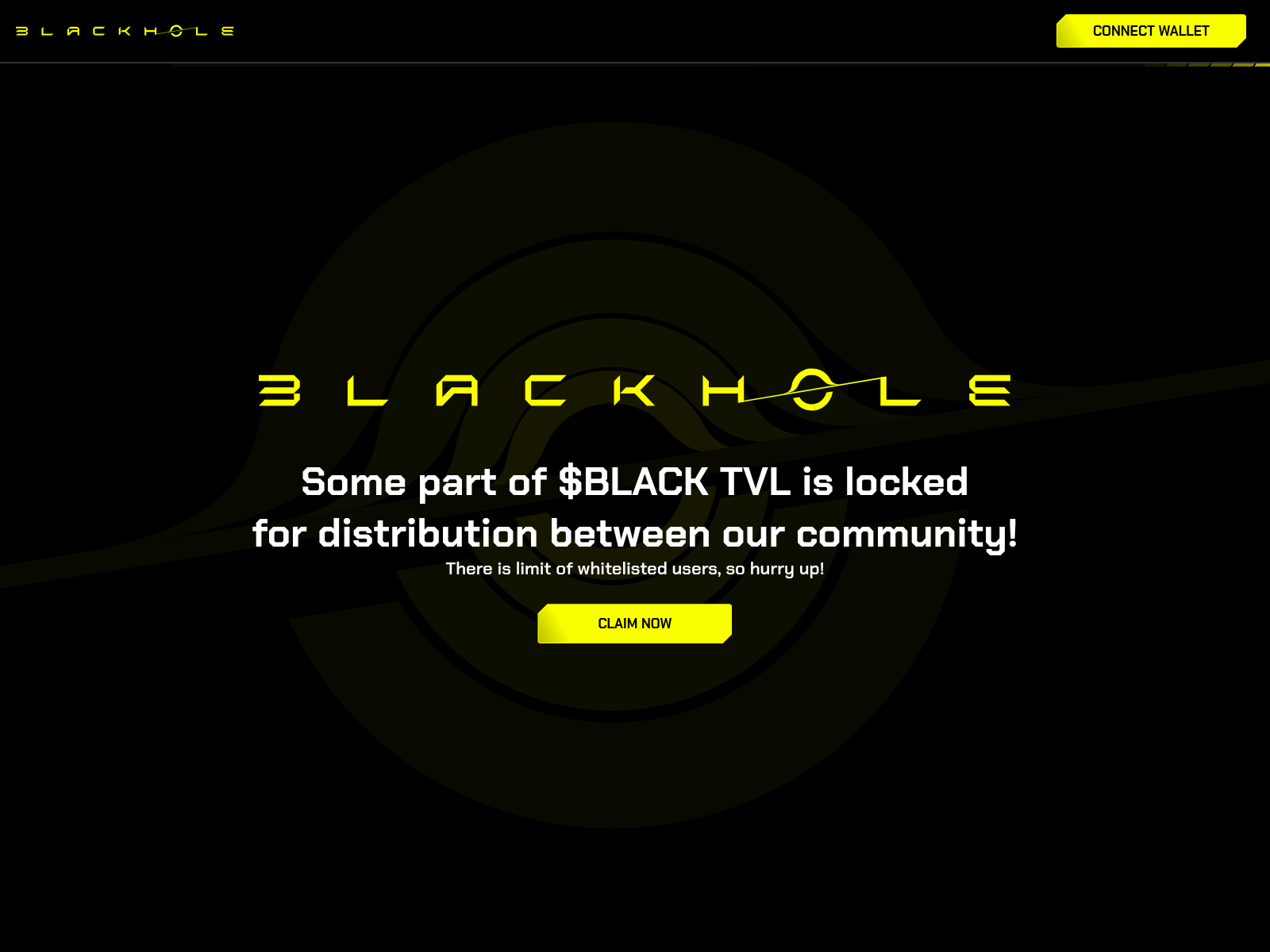 Screenshot of claim-blackholedex.xyz