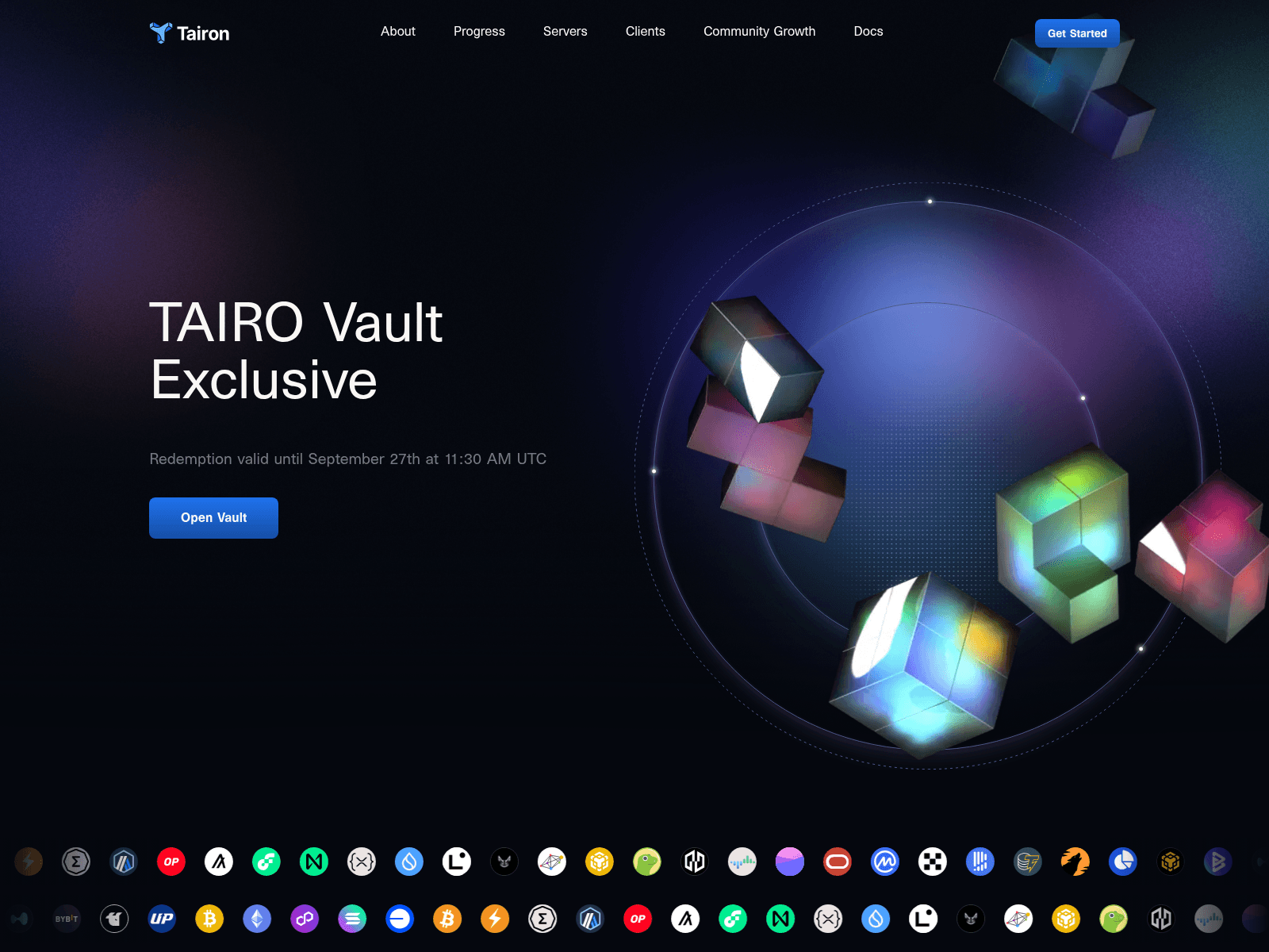 Screenshot of proposals-tairon.xyz