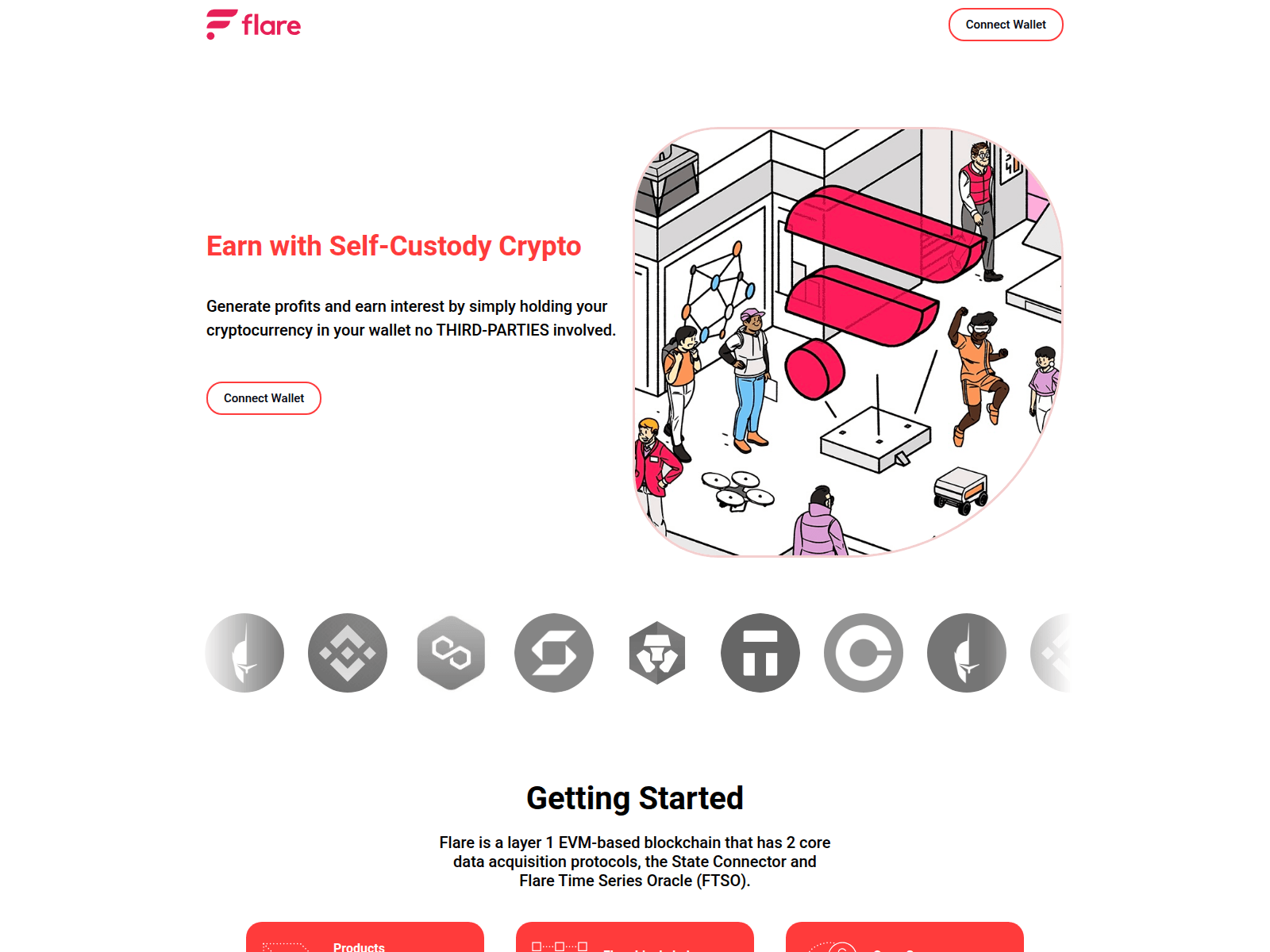 Screenshot of flare-connects.com