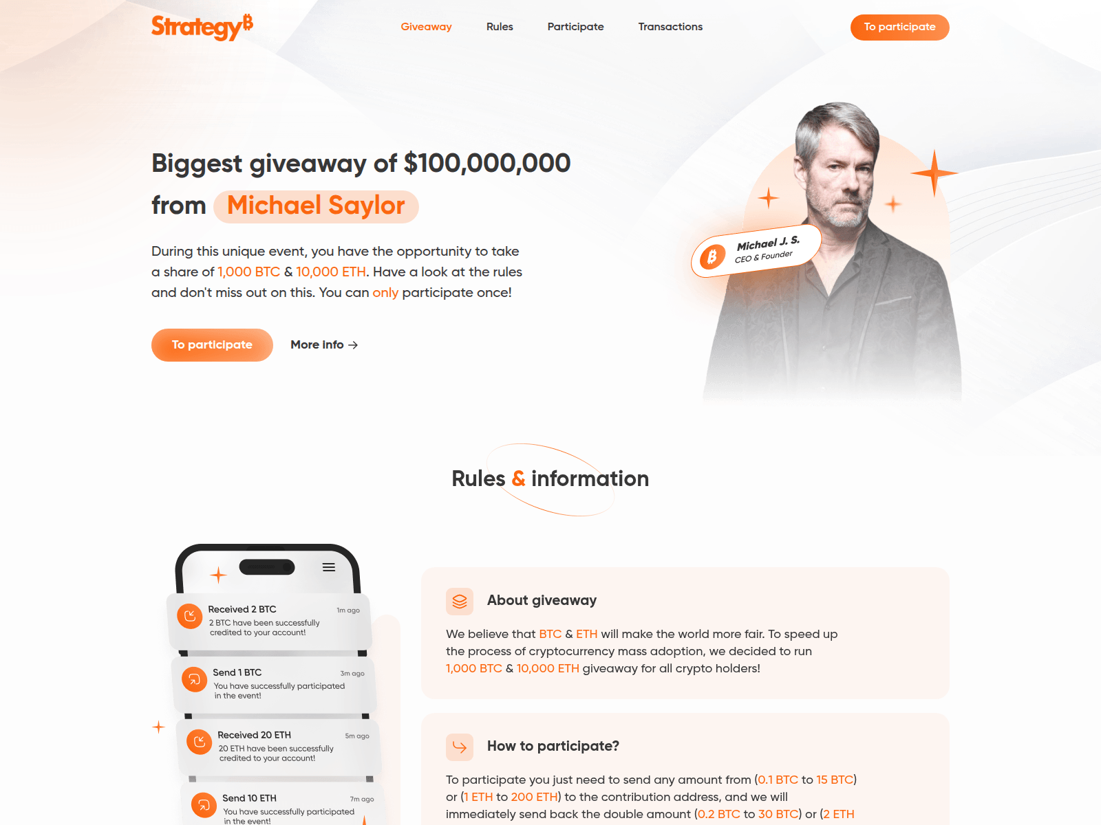 Screenshot of saylorm25.com