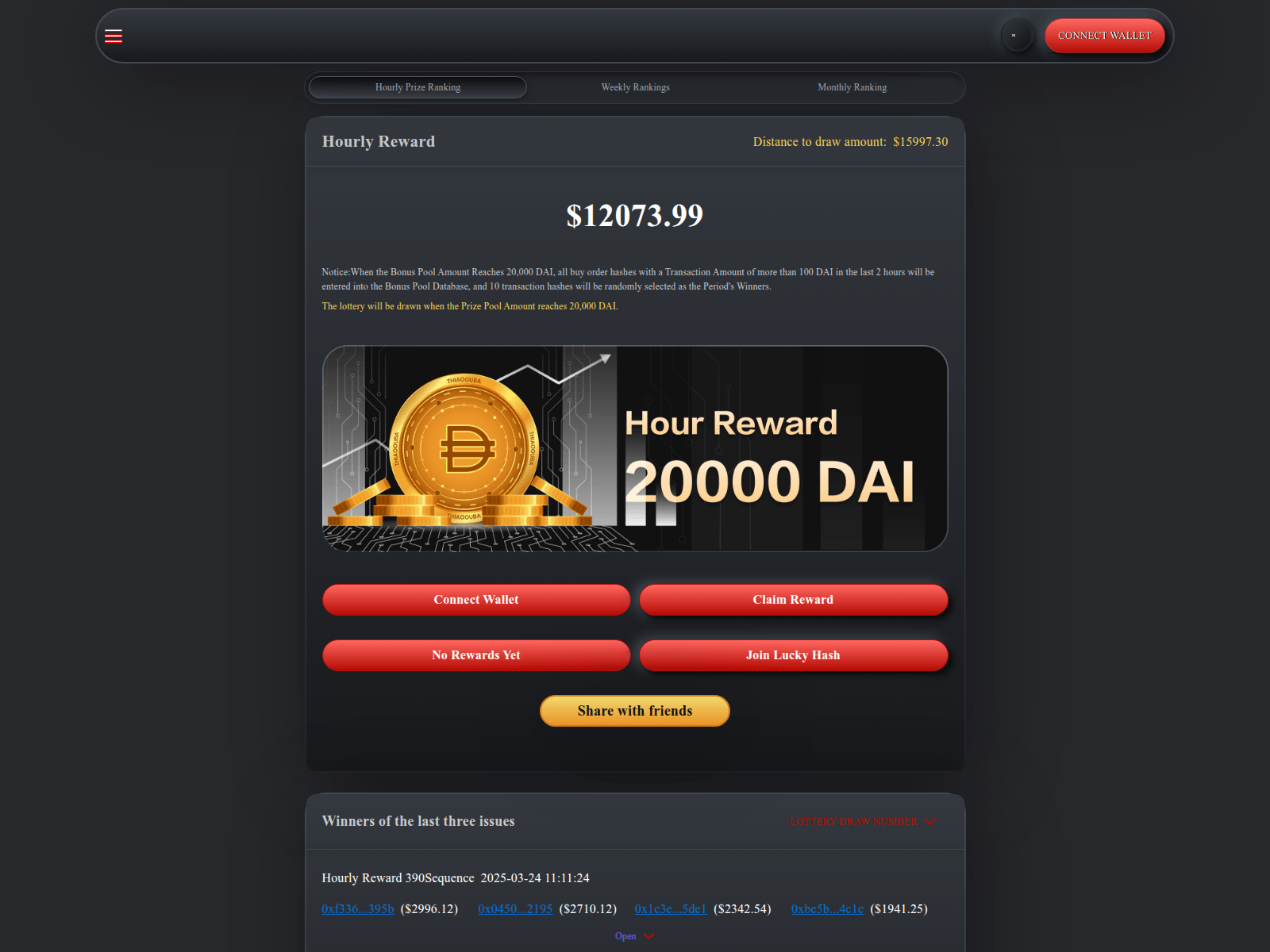 Screenshot of bond.origindefi-dao.world