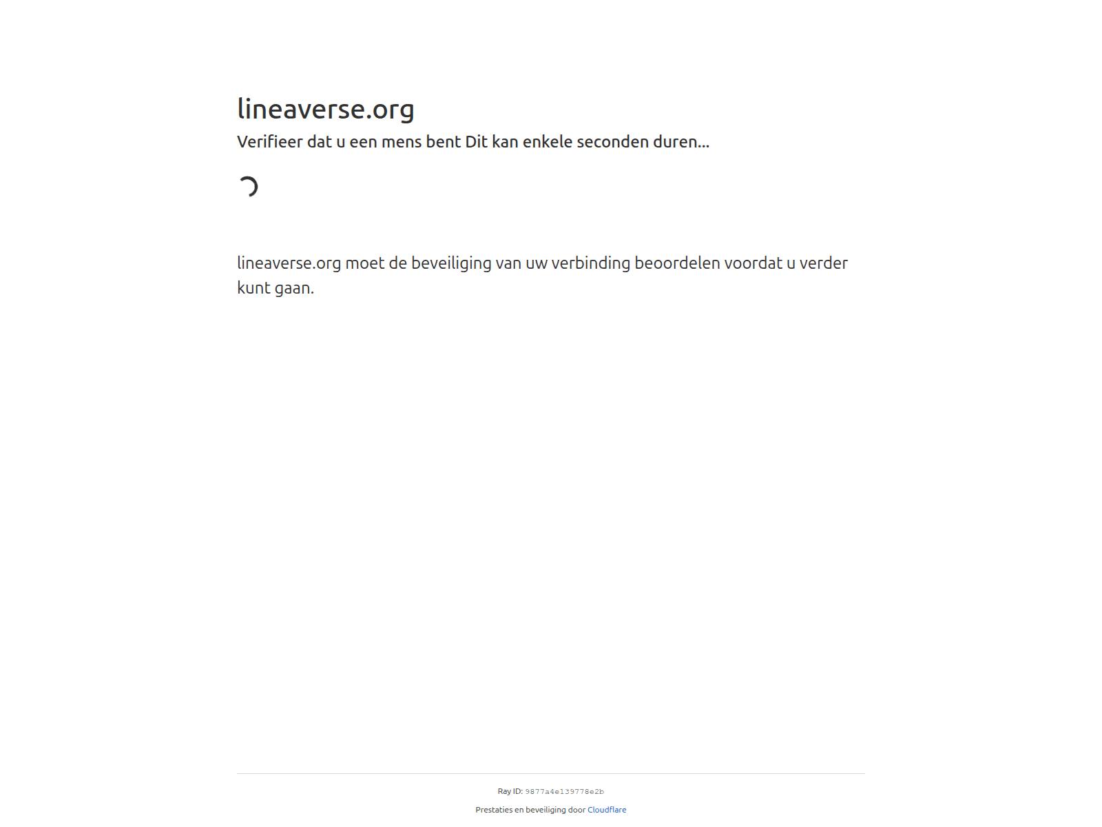 Screenshot of lineaverse.org