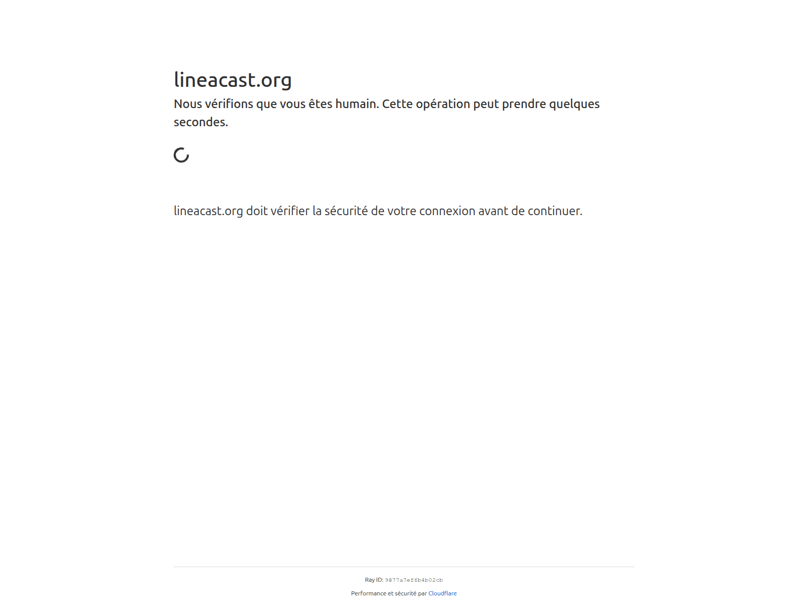 Screenshot of lineacast.org