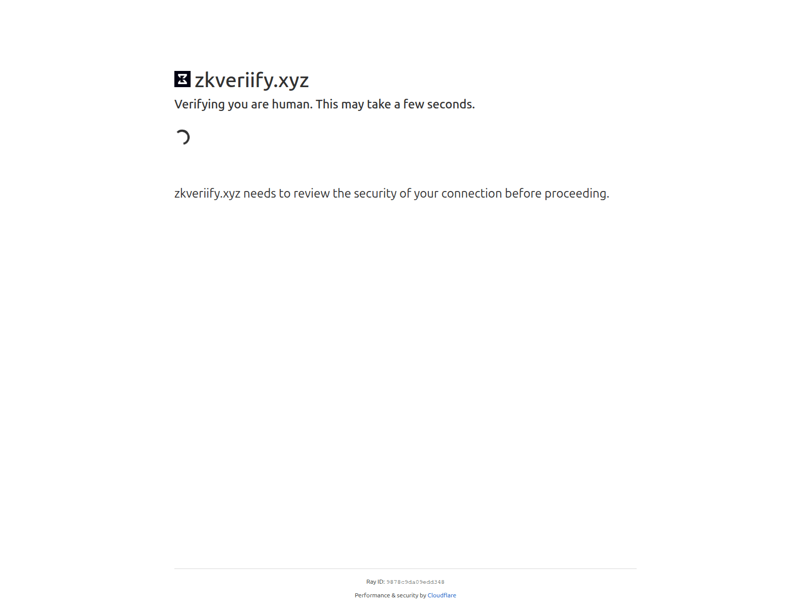 Screenshot of zkveriify.xyz