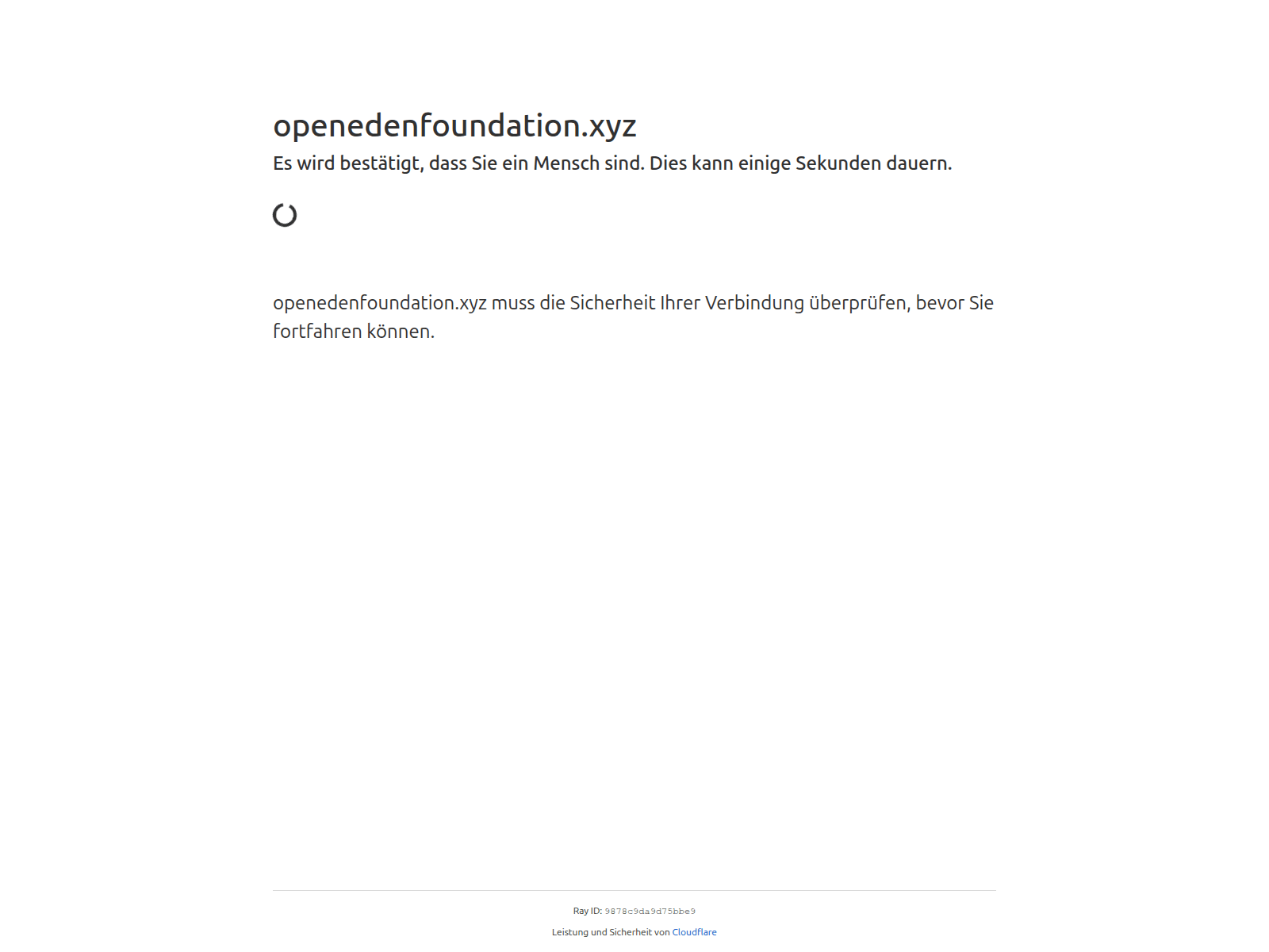 Screenshot of openedenfoundation.xyz