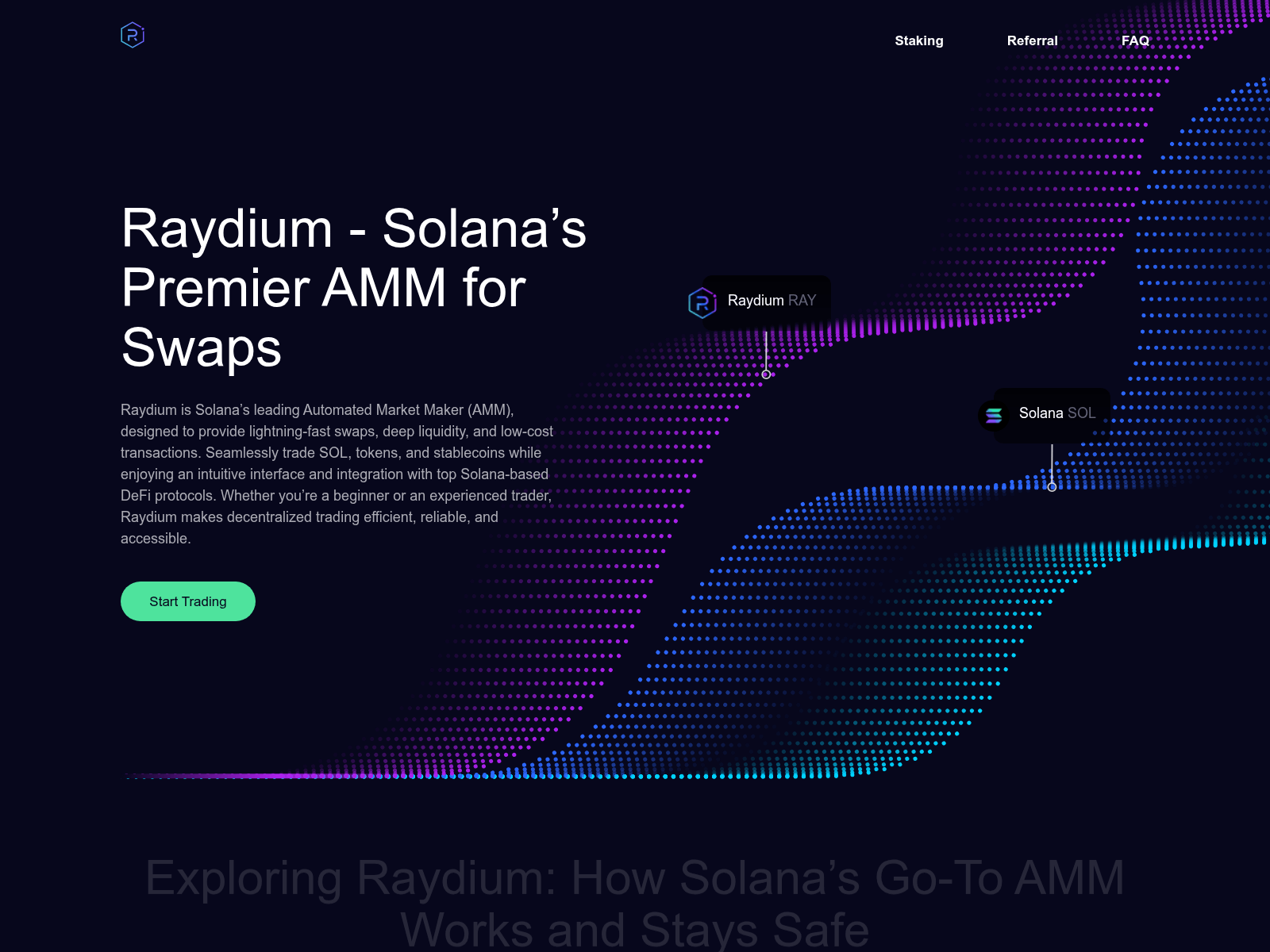 Screenshot of raydium-swap.in