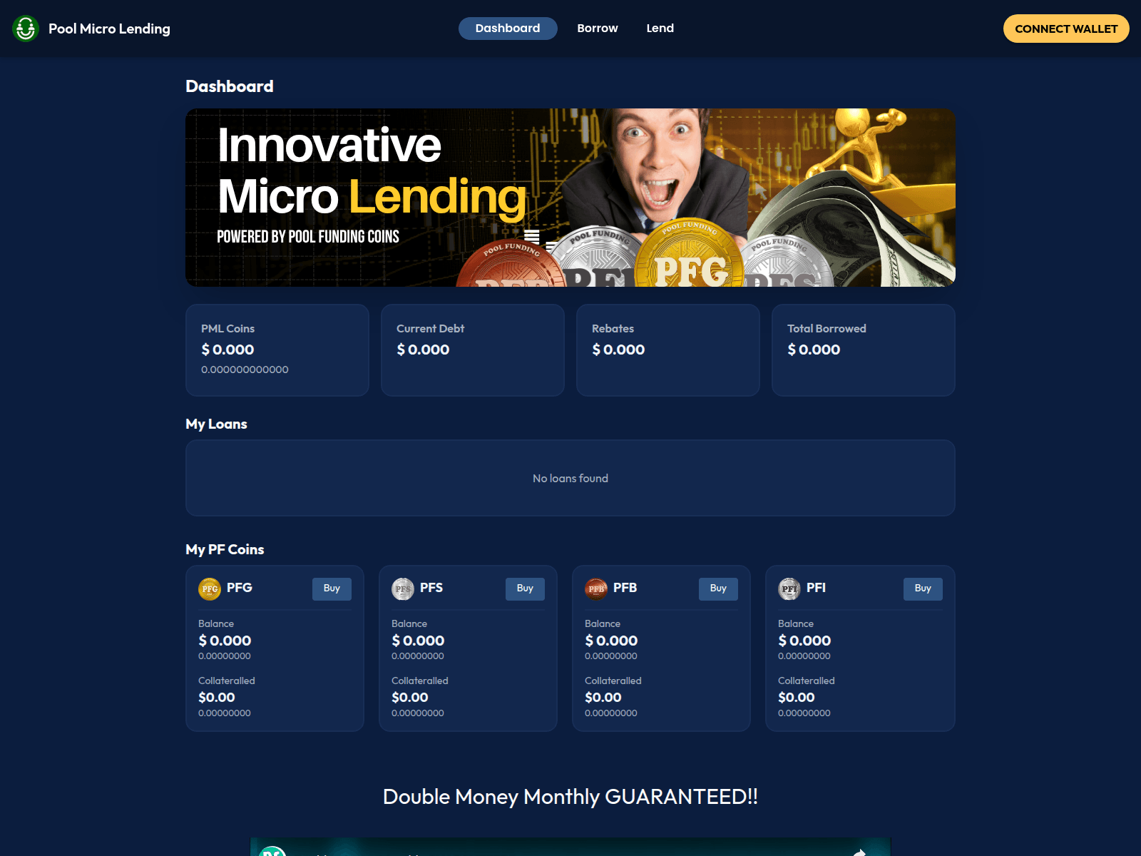 Screenshot of pmlcoin.app