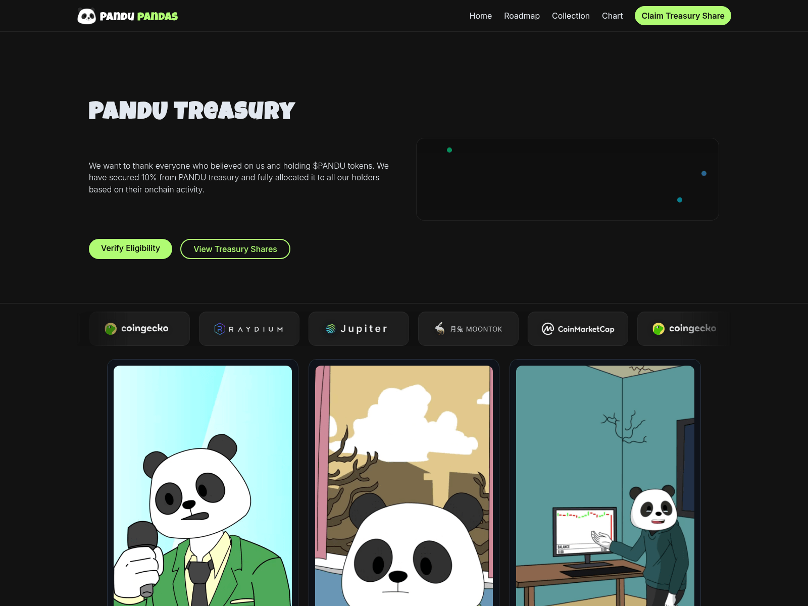 Screenshot of pandunpandas.com