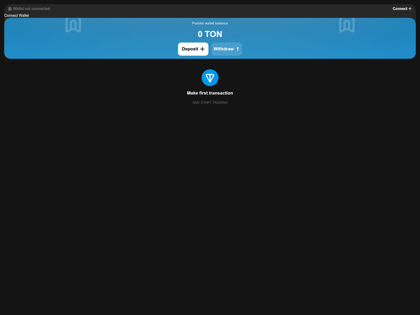 Screenshot of portalstest.digital