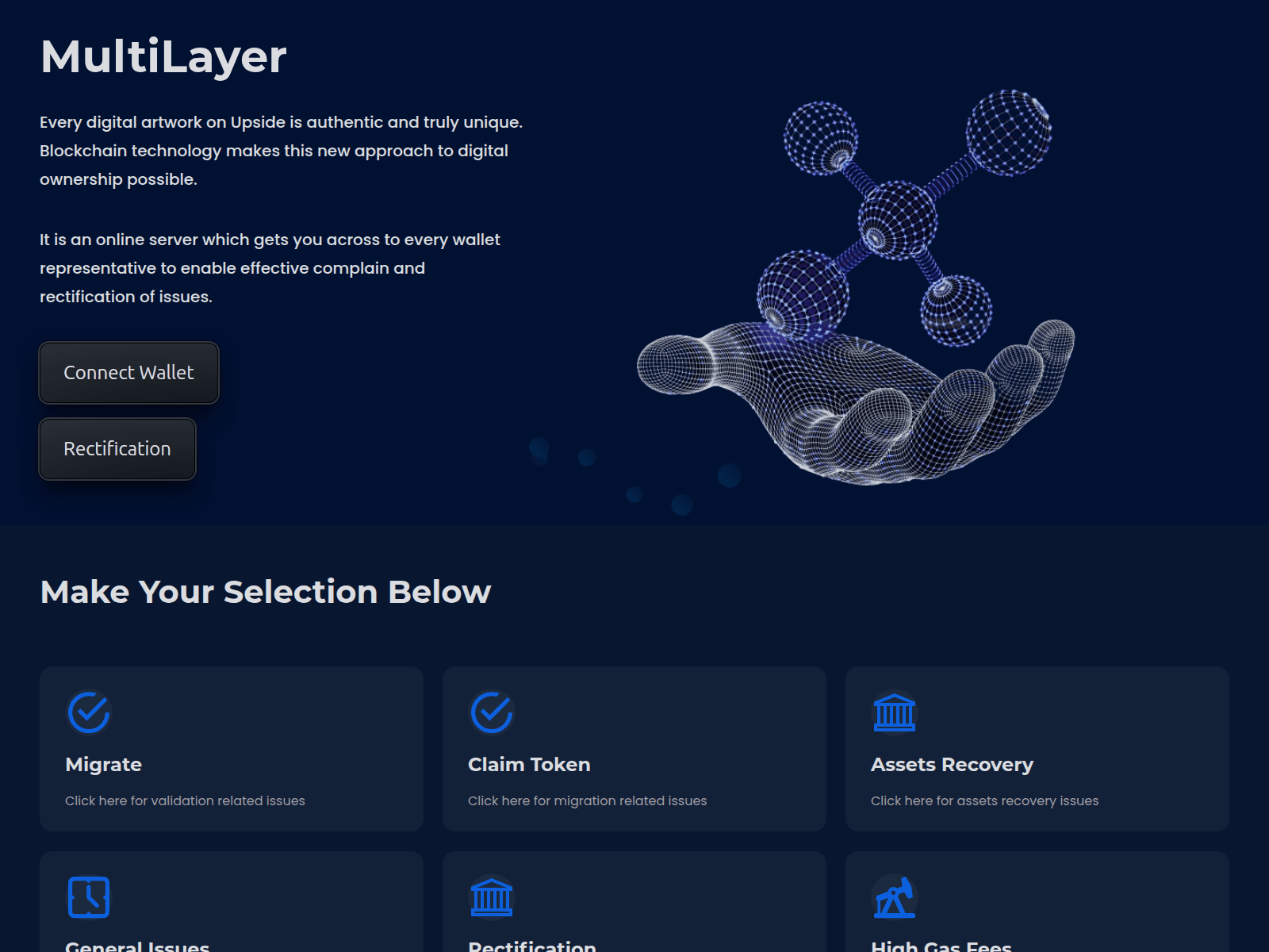 Screenshot of centralchain-elitebridge.web.app