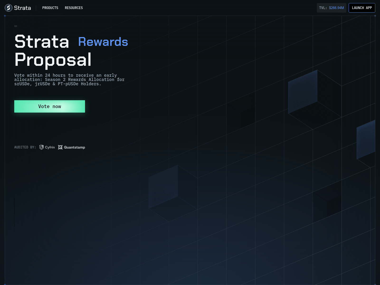 Screenshot of enroll-strata.money