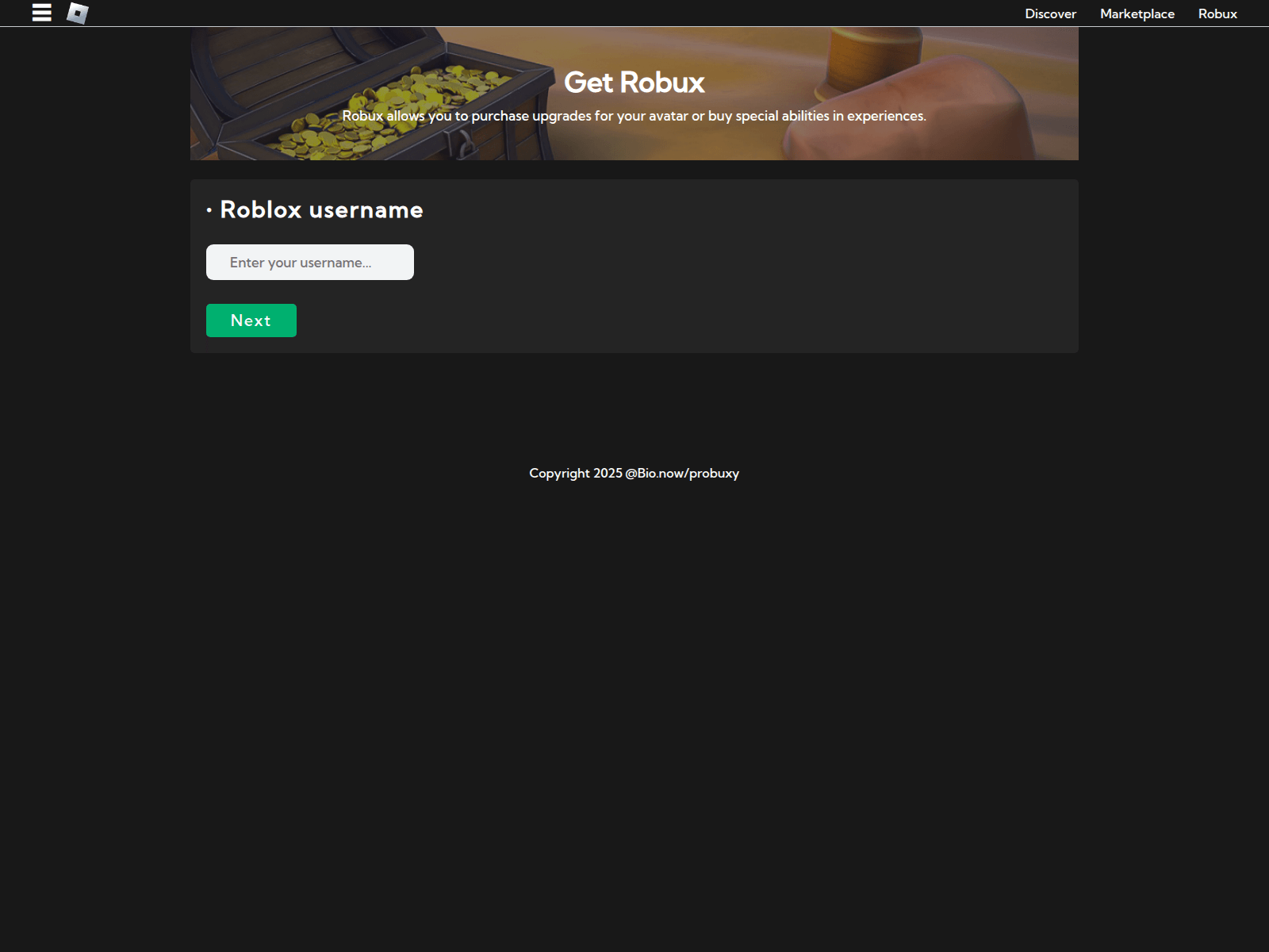 Screenshot of titanx4-rbx.netlify.app