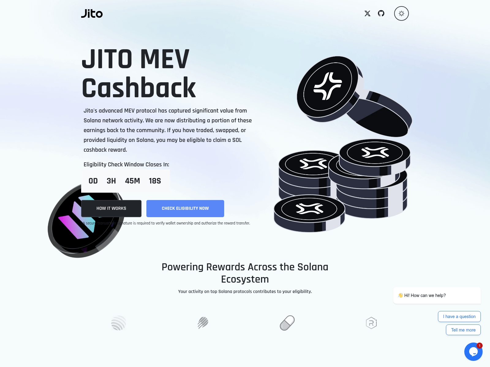 Screenshot of jitocore.com