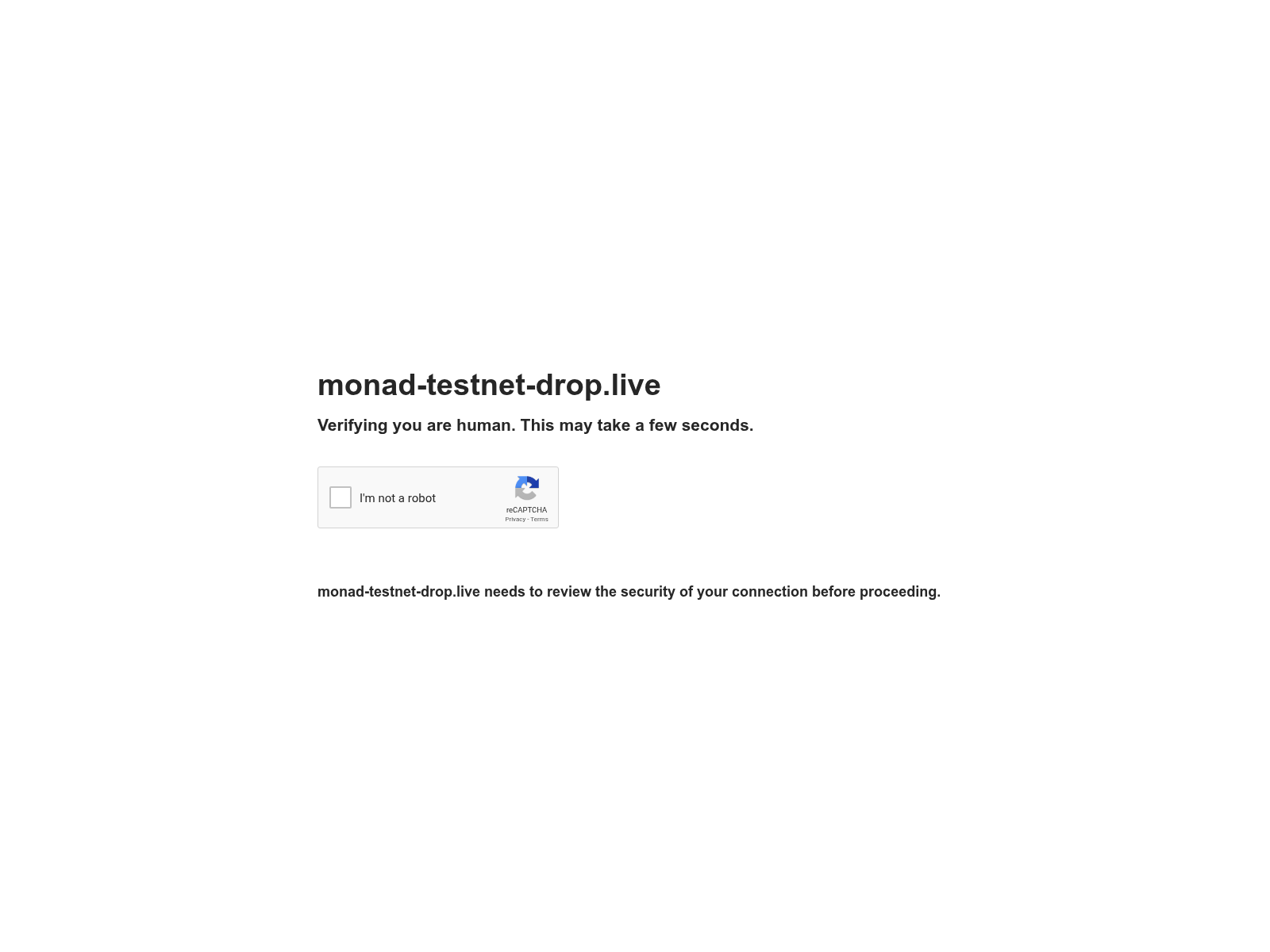 Screenshot of monad-testnet-drop.live
